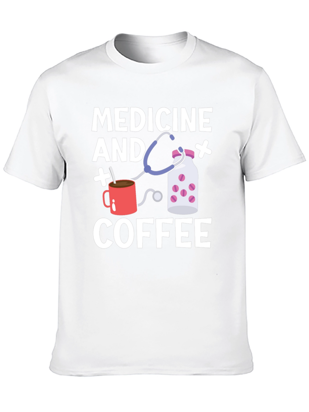 Medicine and Coffee Graphic Tee