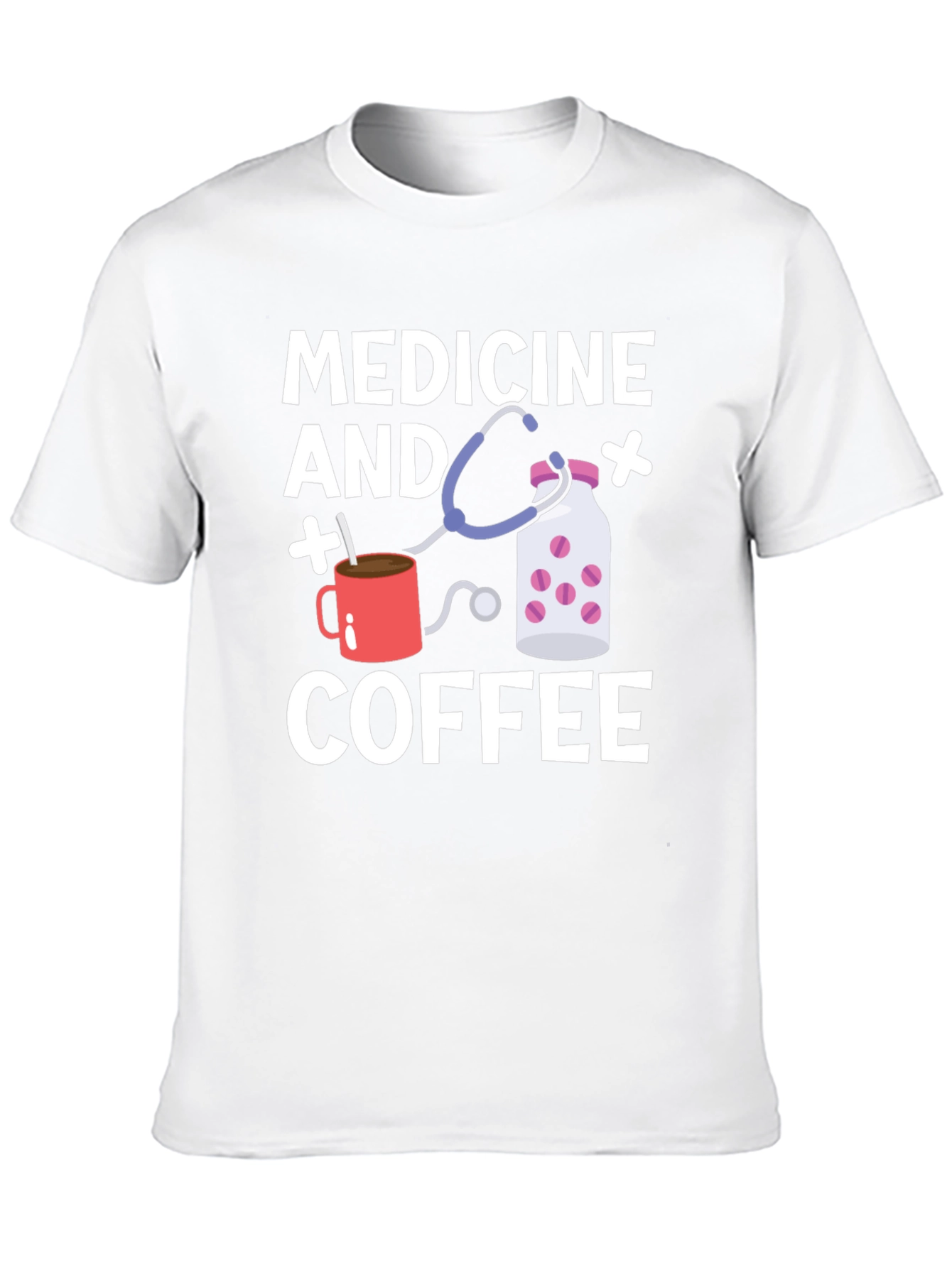 Medicine and Coffee Graphic Tee