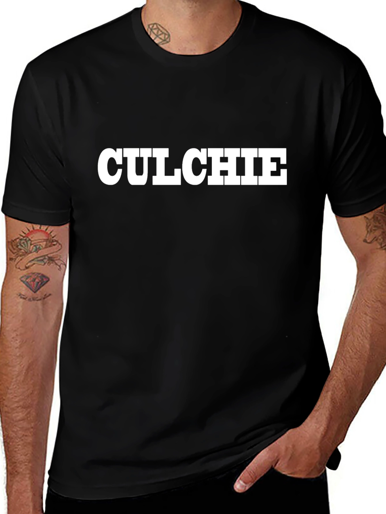 Culchie T-Shirt - Classic Black Tee for Casual Wear