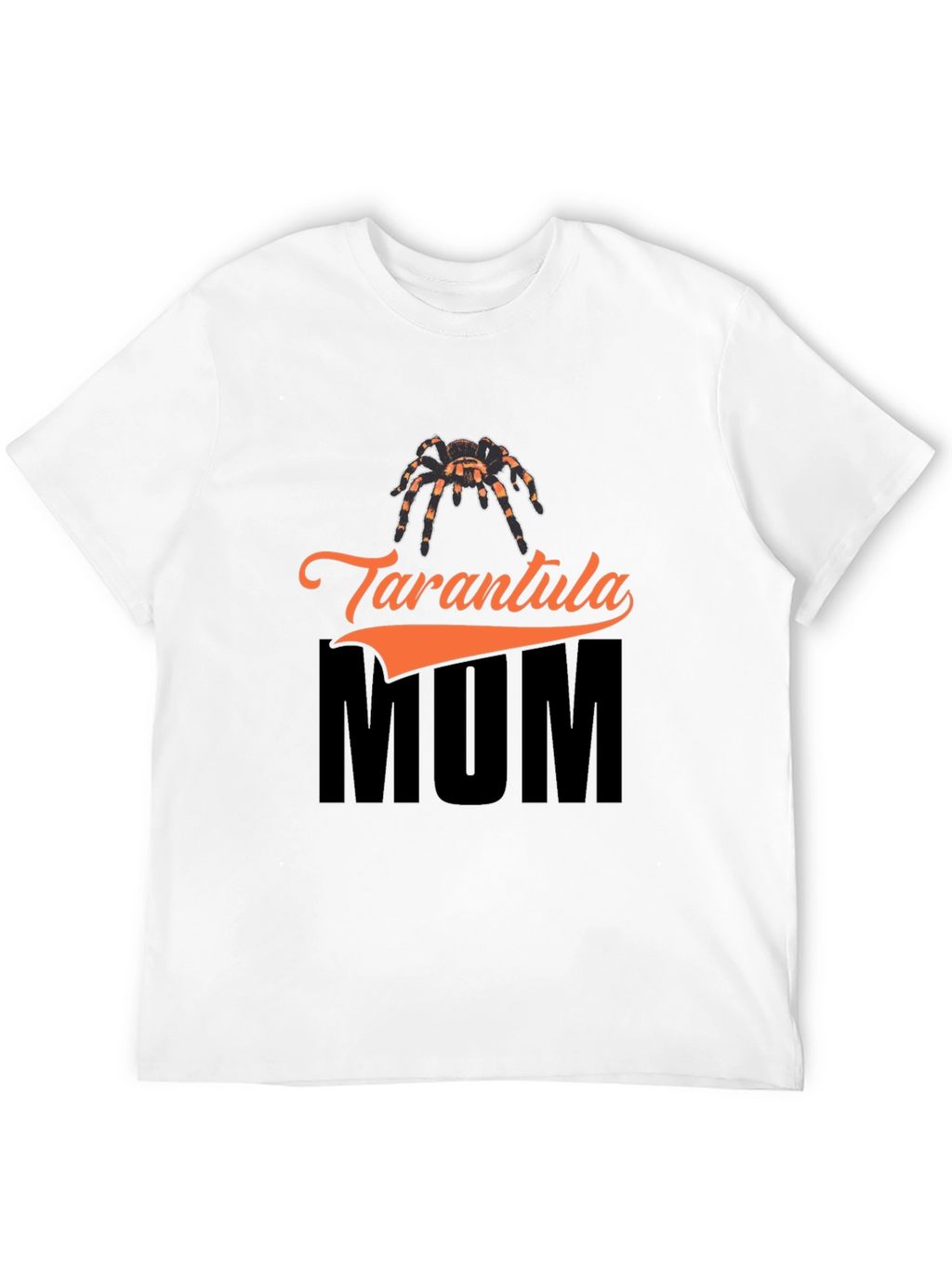 Tarantula Mum Graphic T-Shirt - Black Cotton Tee
