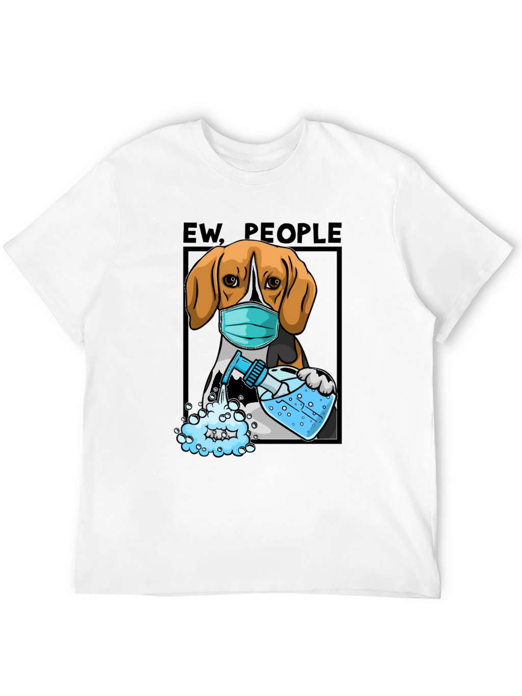 “Ew, People” Beagle T-Shirt – Funny Dog Lover Graphic Tee