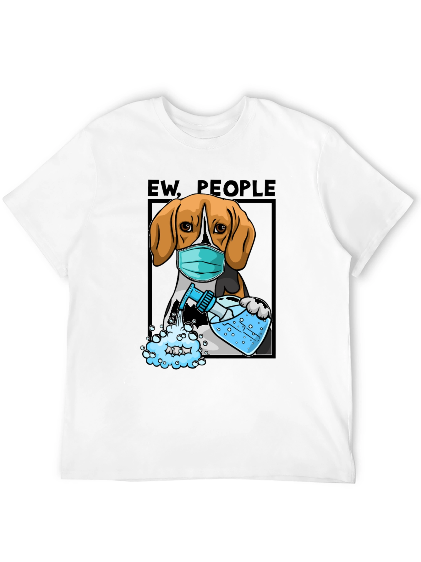 “Ew, People” Beagle T-Shirt – Funny Dog Lover Graphic Tee