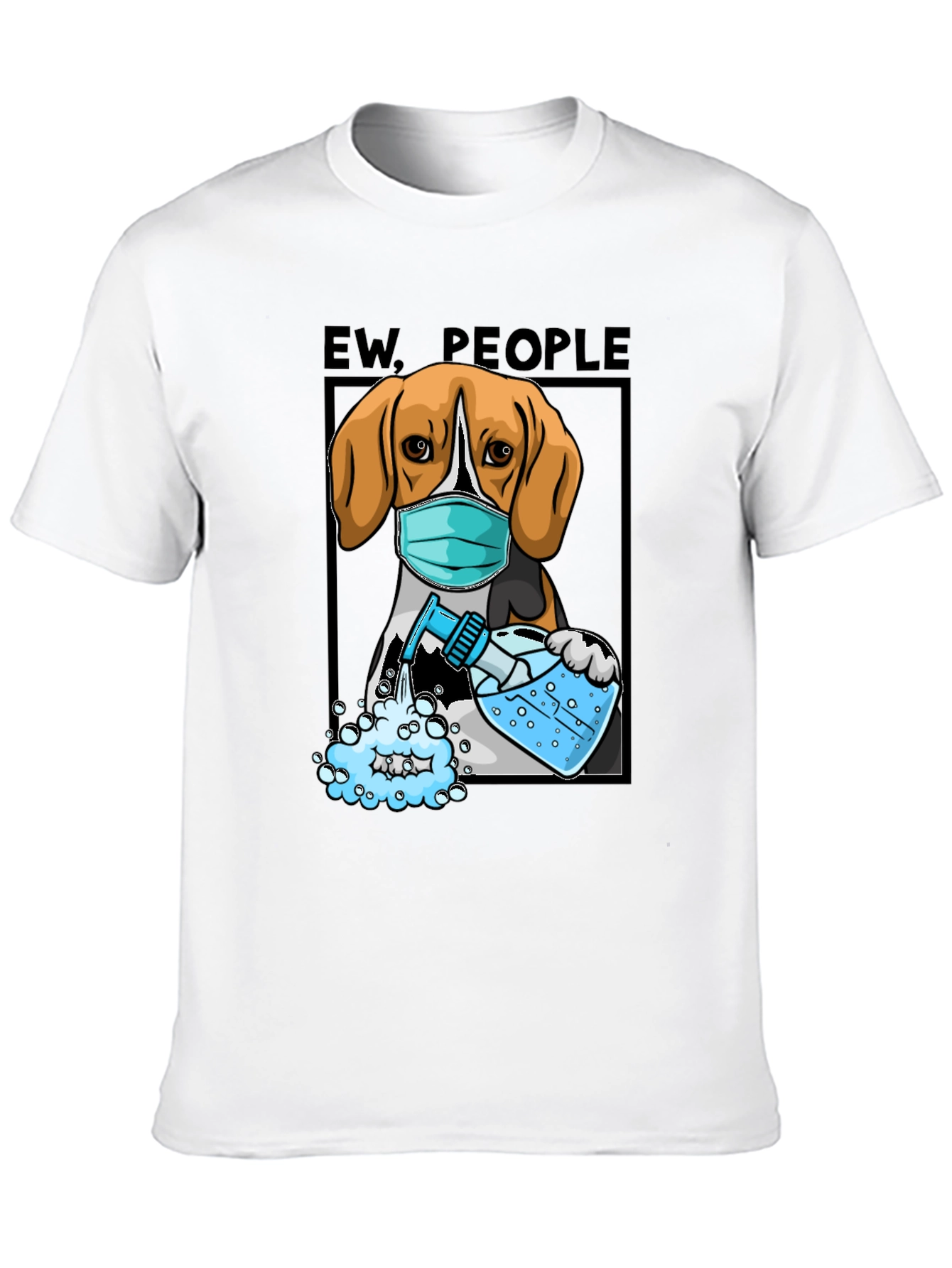 “Ew, People” Beagle T-Shirt – Funny Dog Lover Graphic Tee
