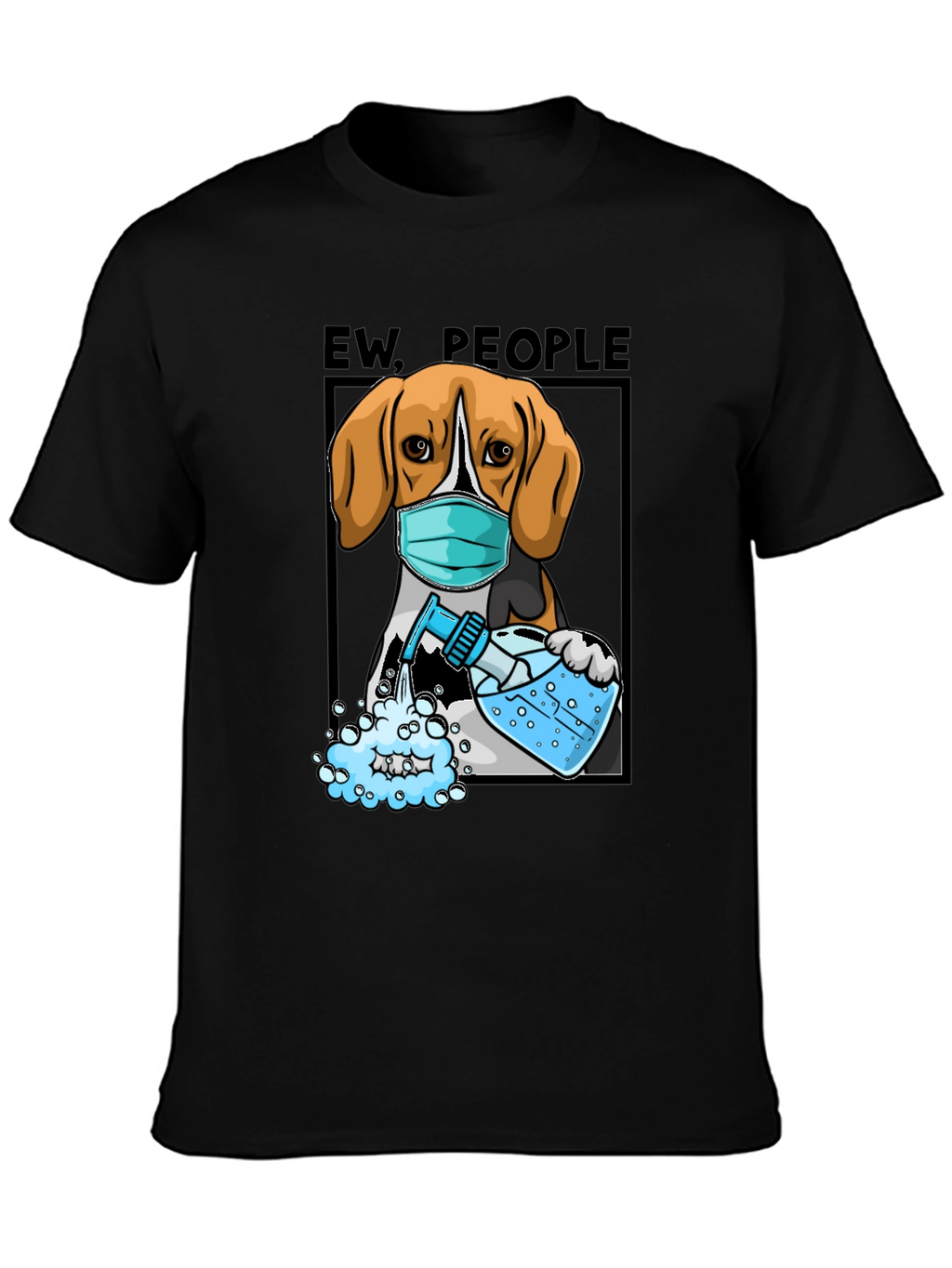 “Ew, People” Beagle T-Shirt – Funny Dog Lover Graphic Tee