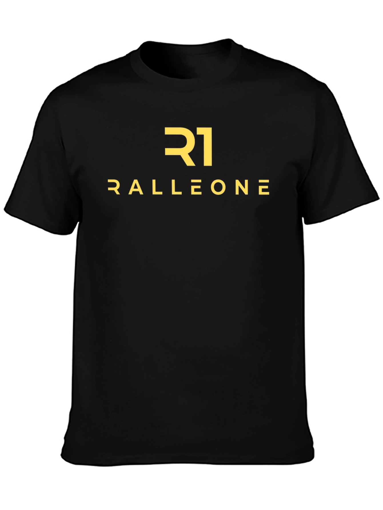 Ralleone R1 Black Graphic Tee - Mens