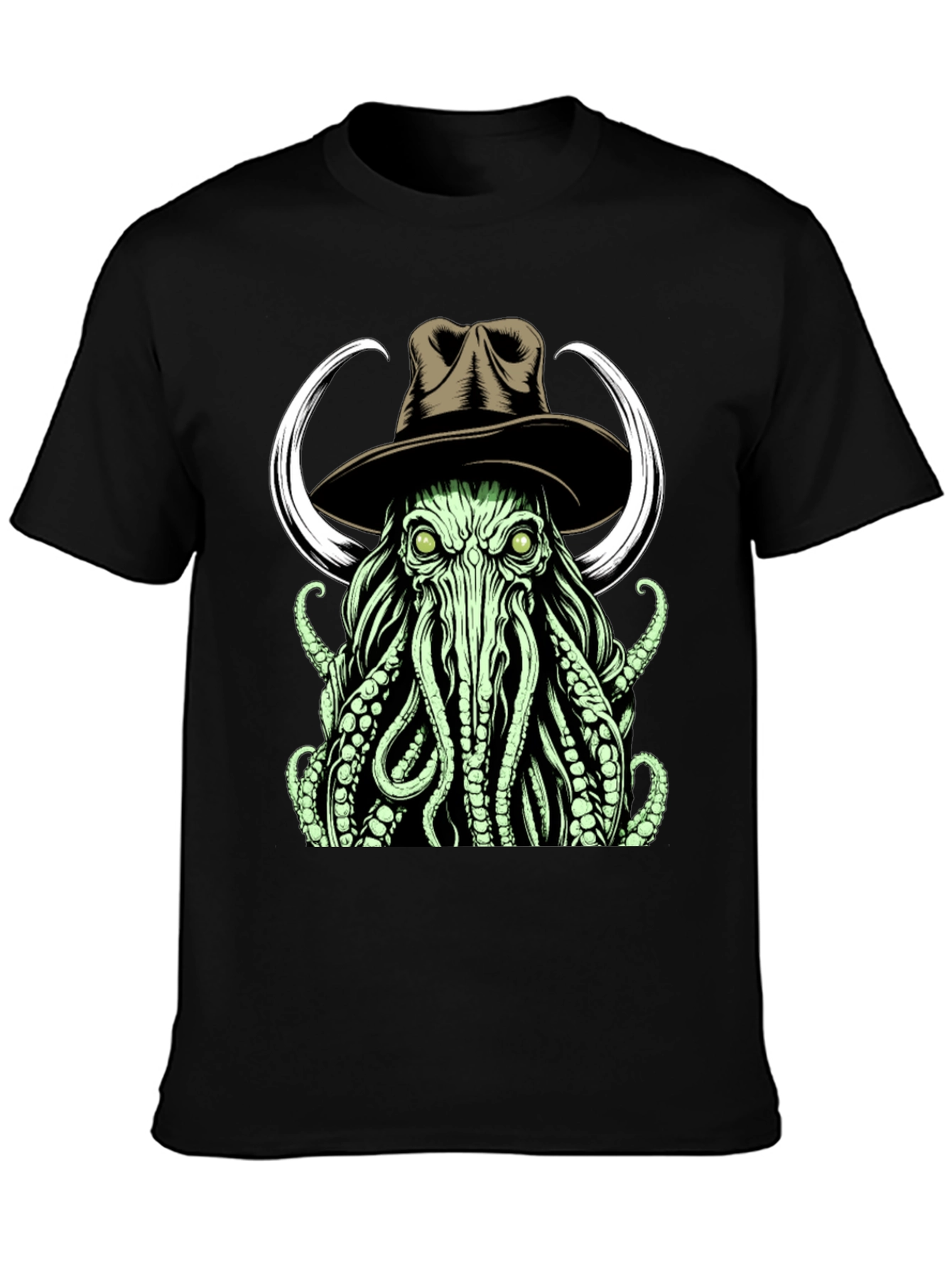 Cthulhu Cowboy T-Shirt - Eldritch Horror Western Style