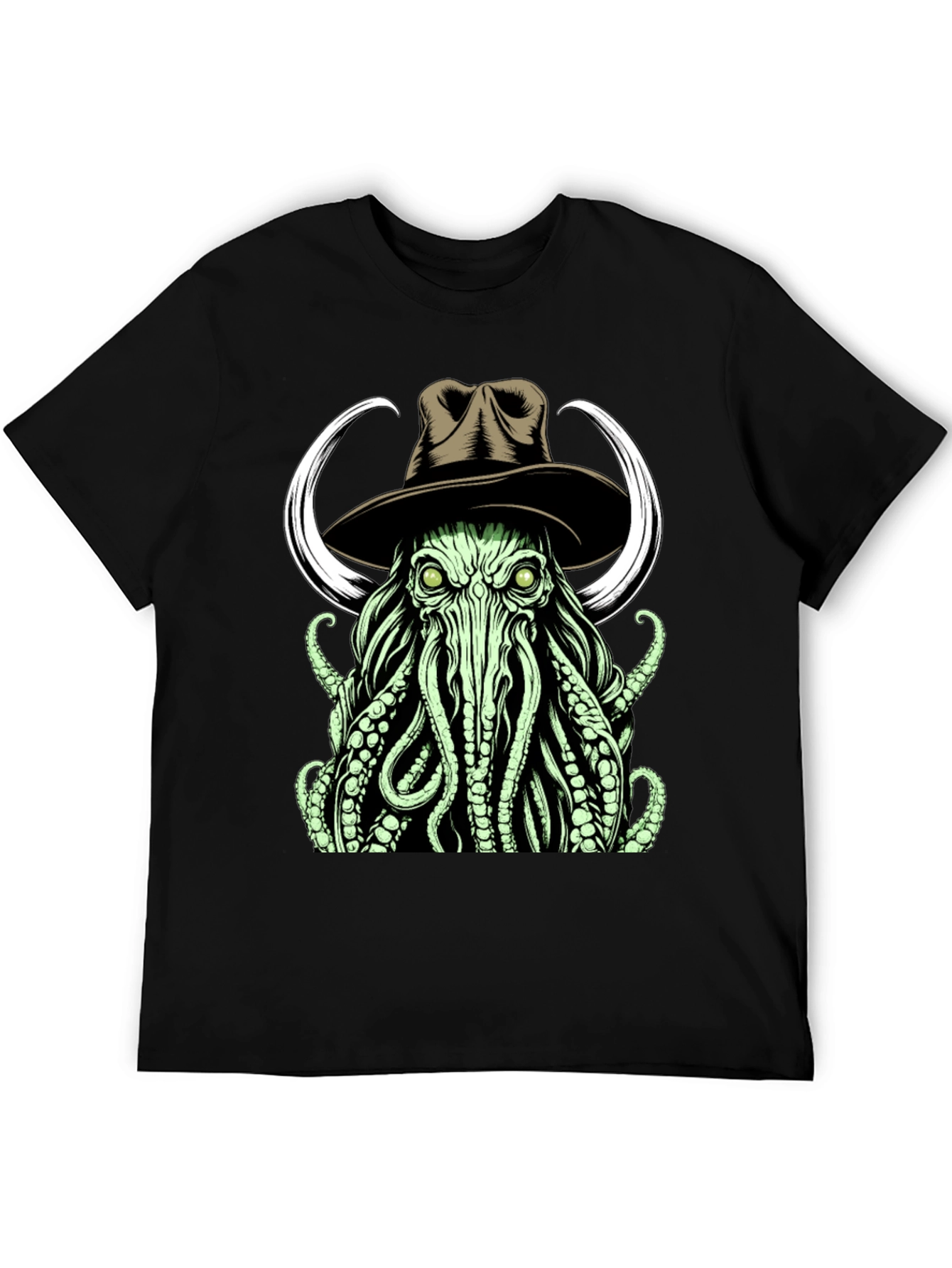 Cthulhu Cowboy T-Shirt - Eldritch Horror Western Style