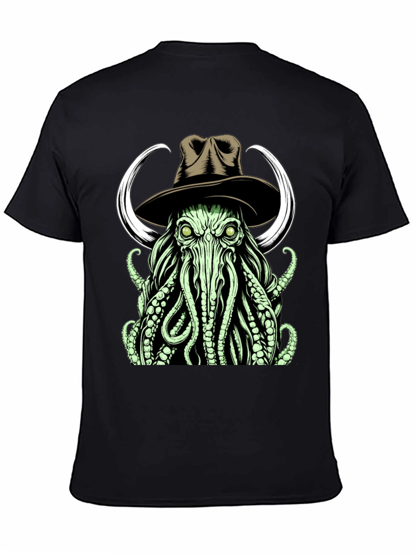 Cthulhu Cowboy T-Shirt - Eldritch Horror Western Style