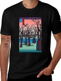 Japanese Art Black T-Shirt