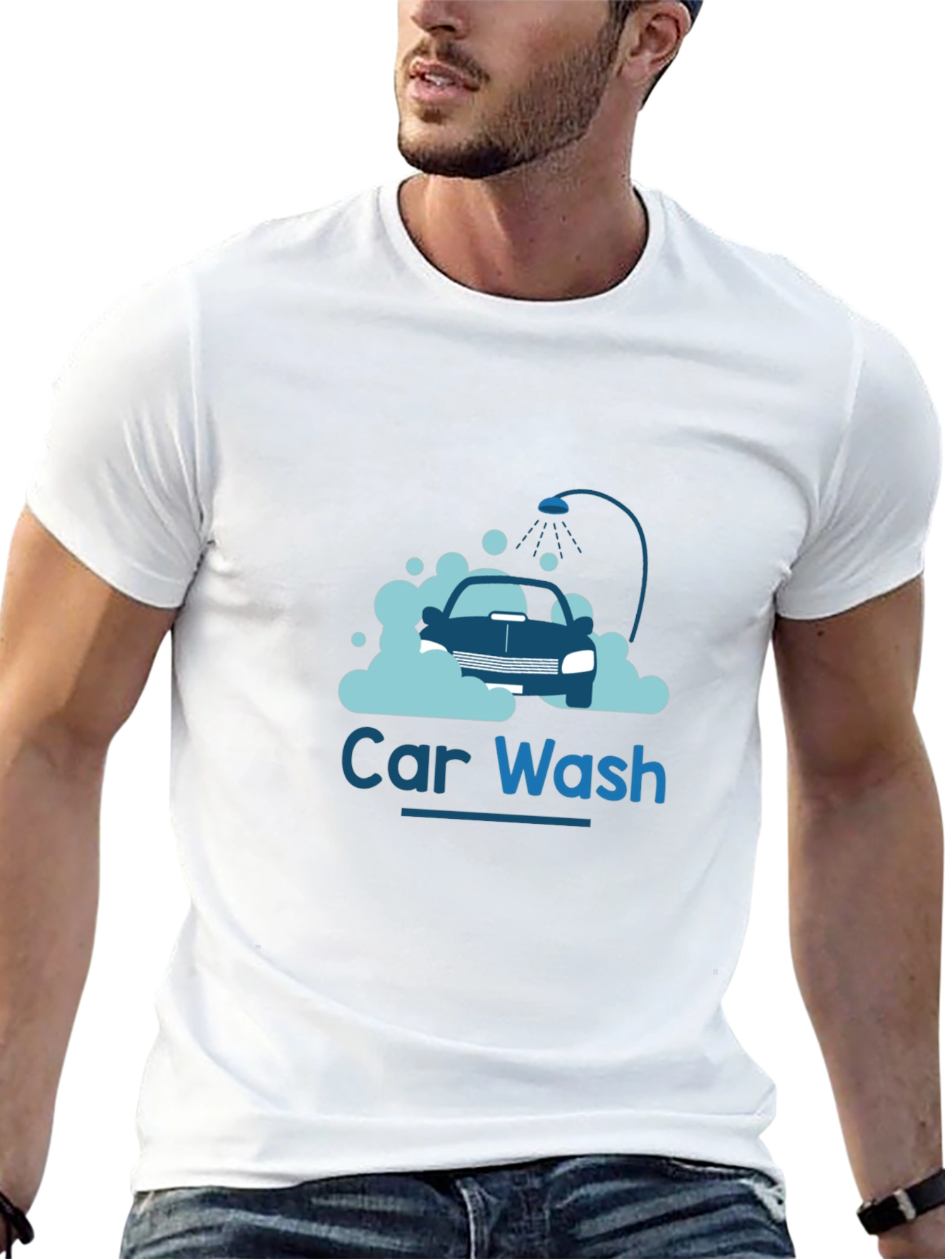 Car Wash Graphic Tee - Black
