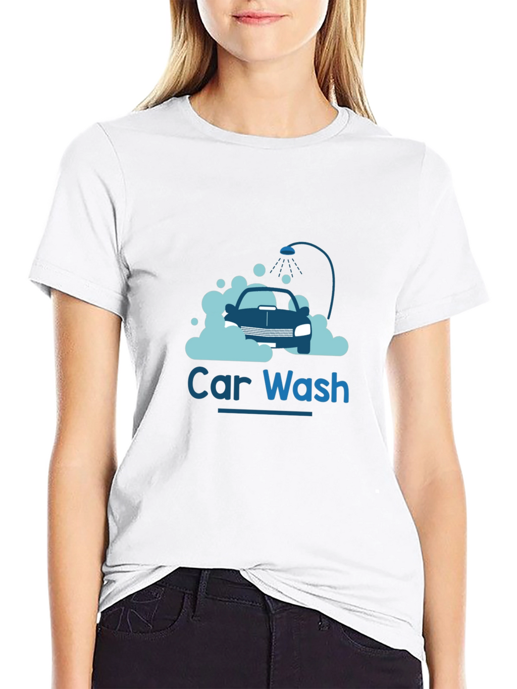 Car Wash Graphic Tee - Black