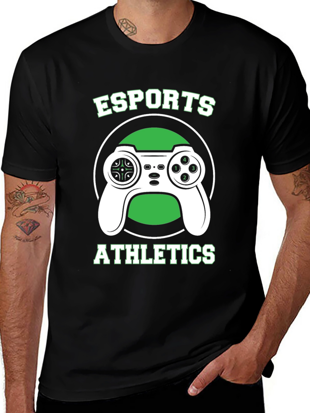 Esports Athletics Graphic T-Shirt - Gamer Style Tee