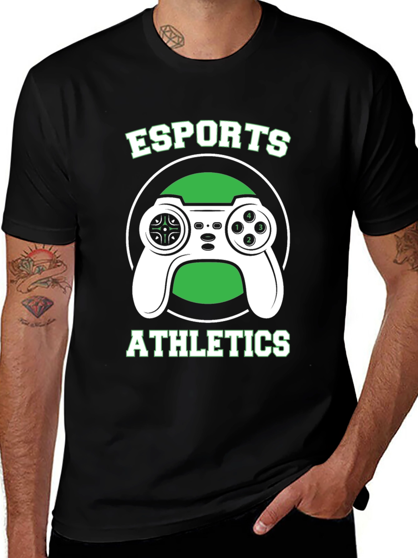 Esports Athletics Graphic T-Shirt - Gamer Style Tee