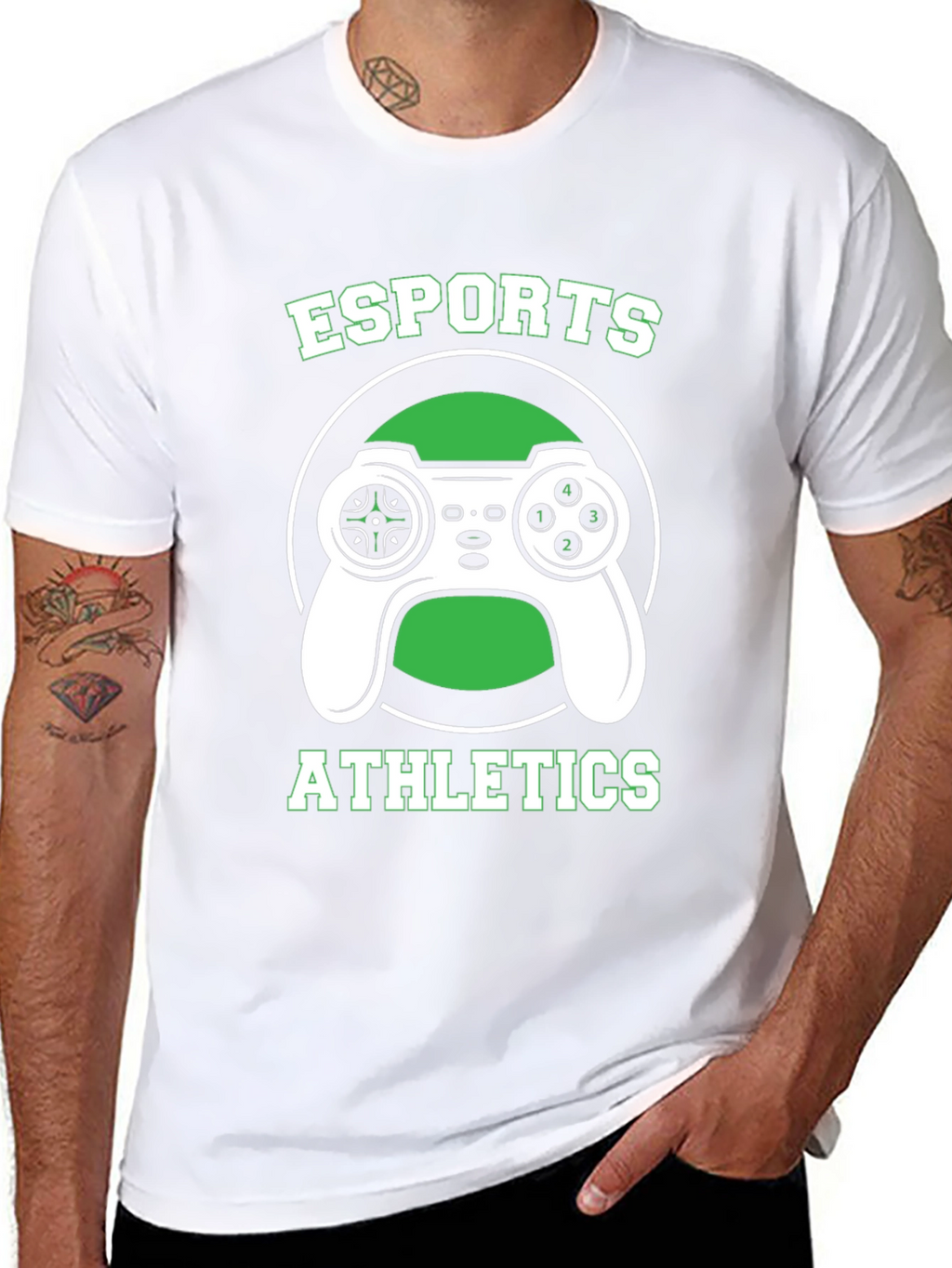 Esports Athletics Graphic T-Shirt - Gamer Style Tee