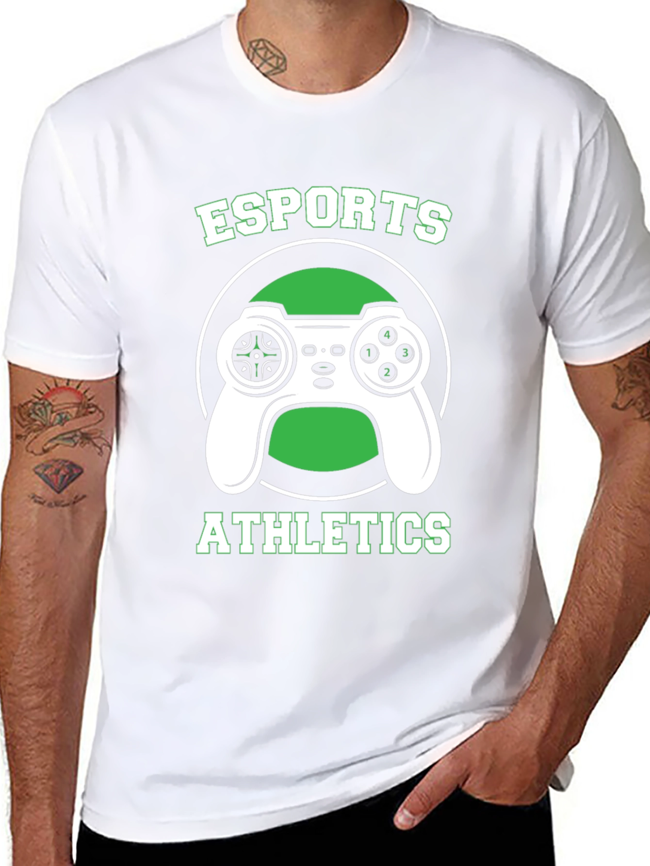 Esports Athletics Graphic T-Shirt - Gamer Style Tee