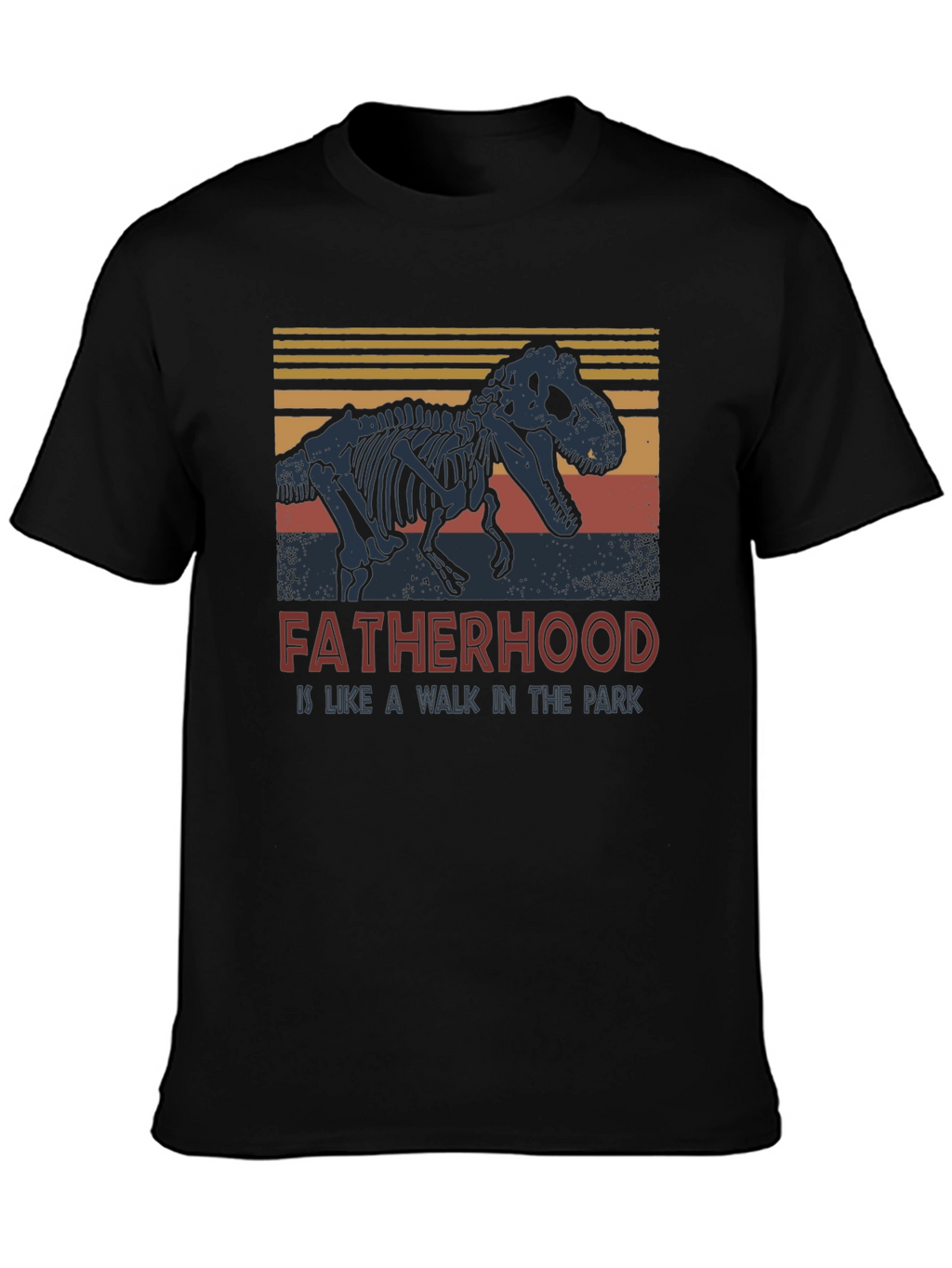 Fatherhood Dinosaur T-Shirt - Walk in the Park