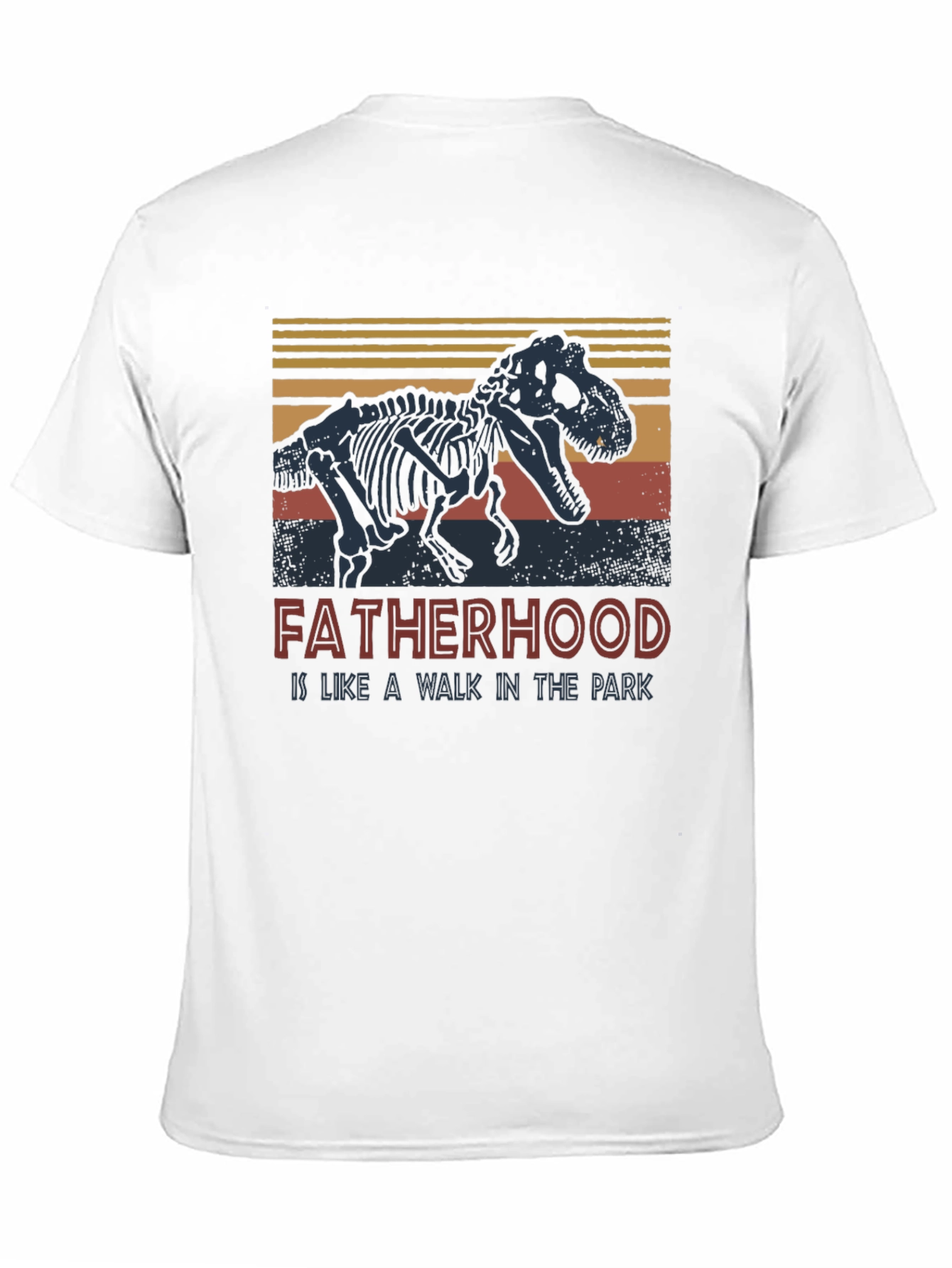 Fatherhood Dinosaur T-Shirt - Walk in the Park