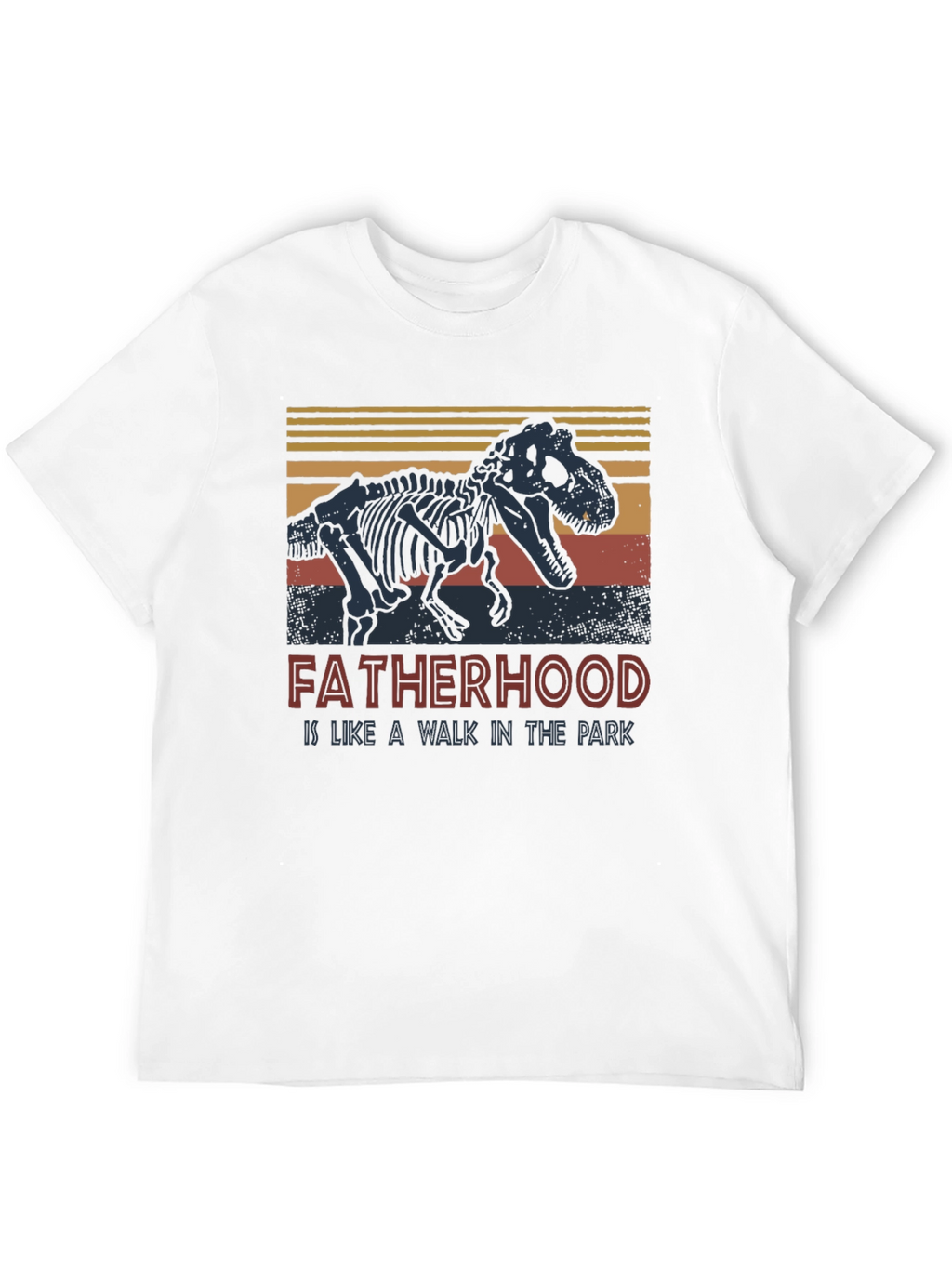 Fatherhood Dinosaur T-Shirt - Walk in the Park