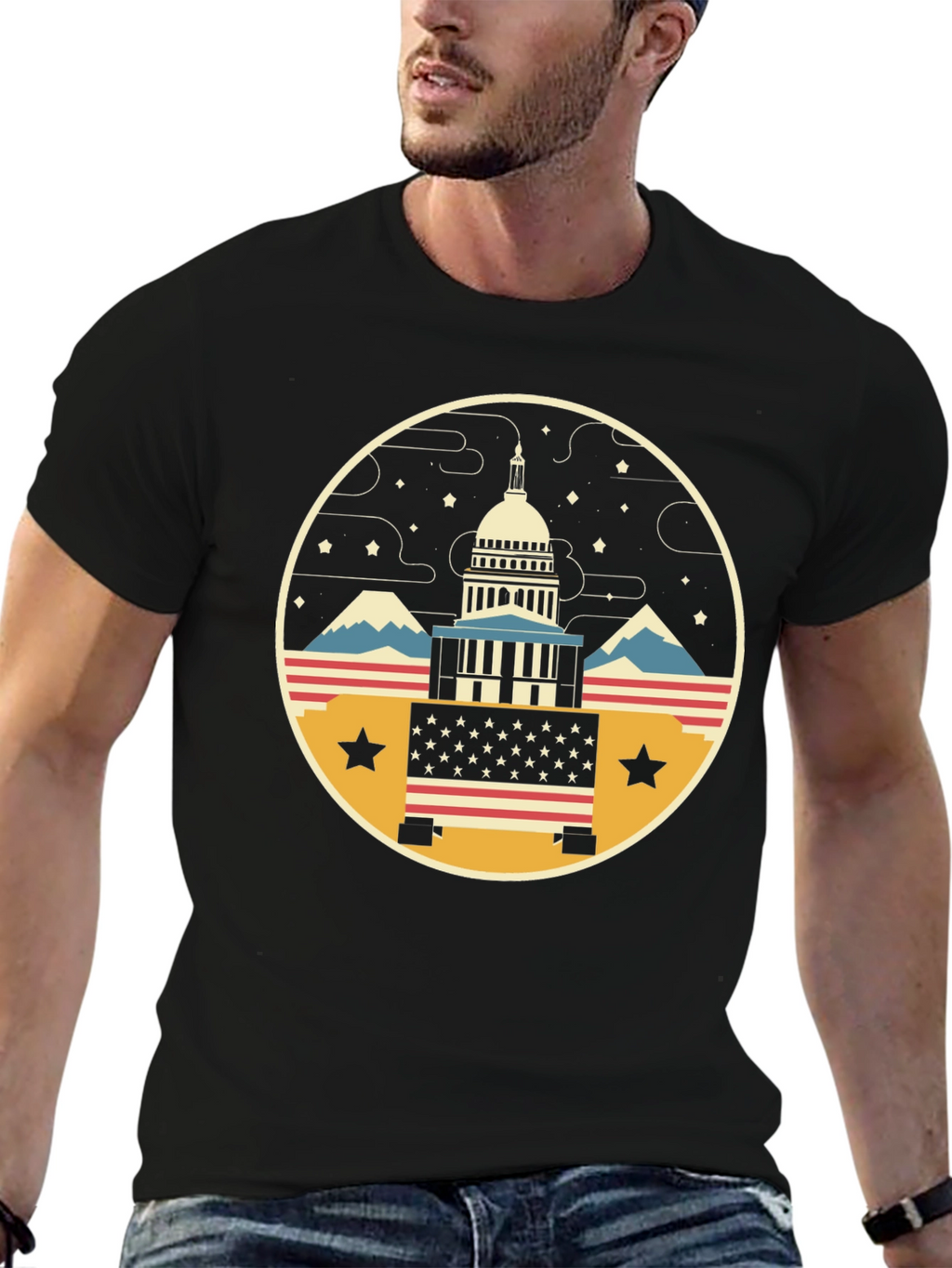 Patriotic Capitol T-Shirt