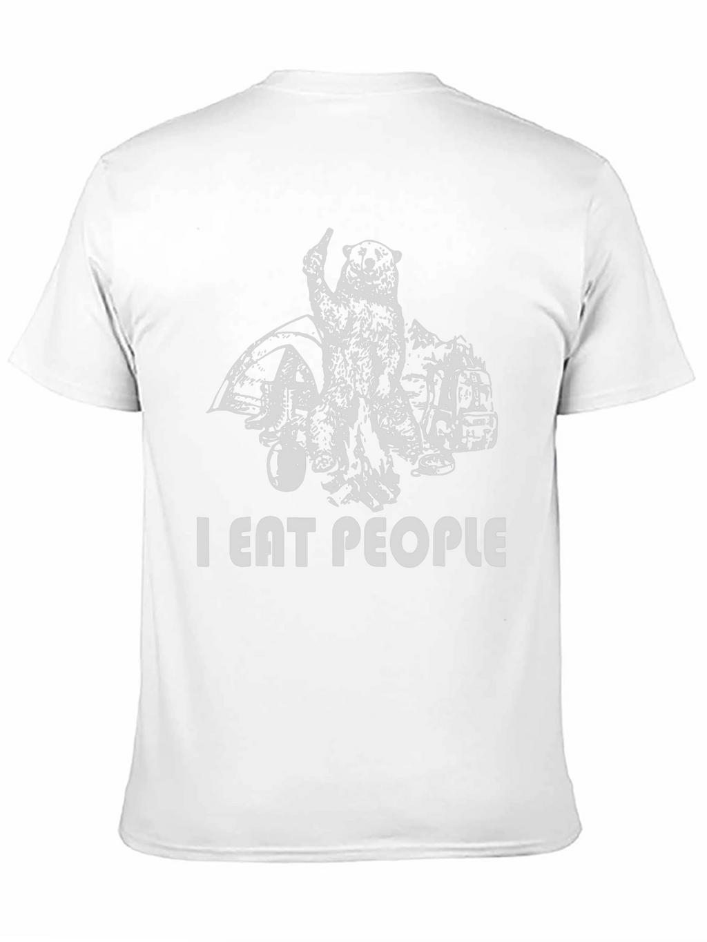 I Eat People Funny Bear T-Shirt