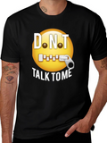 D.N.T. Emoji Graphic T-Shirt - Black Humor Tee