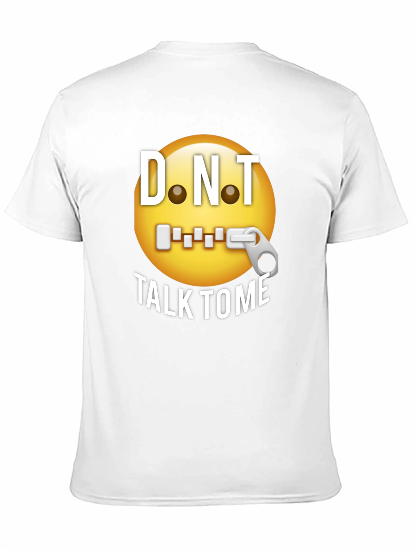 D.N.T. Emoji Graphic T-Shirt - Black Humor Tee