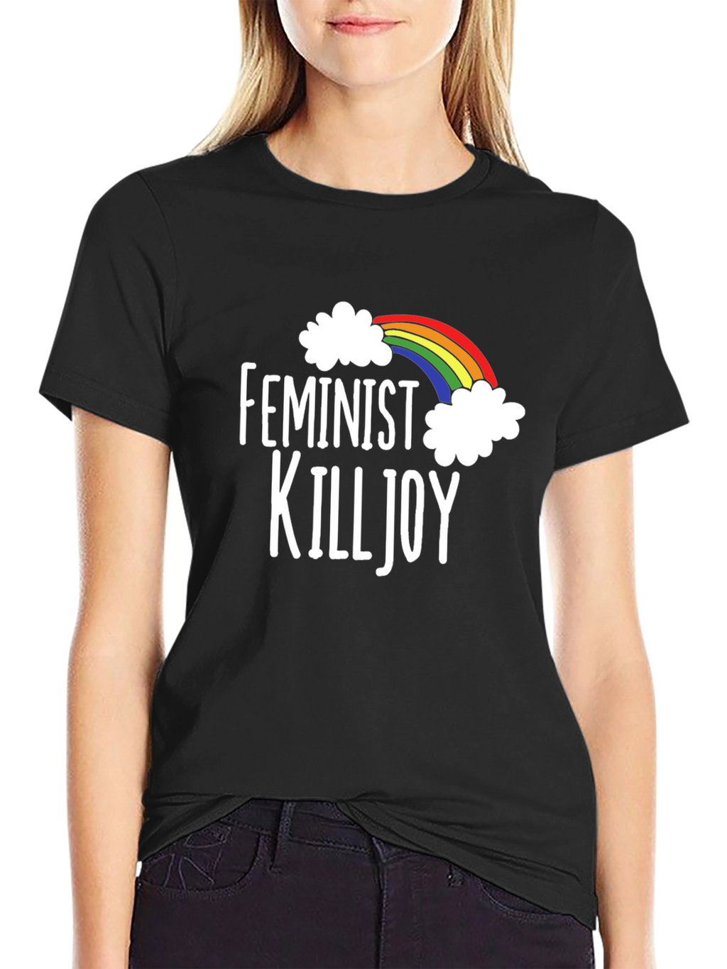 Feminist Killjoy Rainbow Graphic T-Shirt