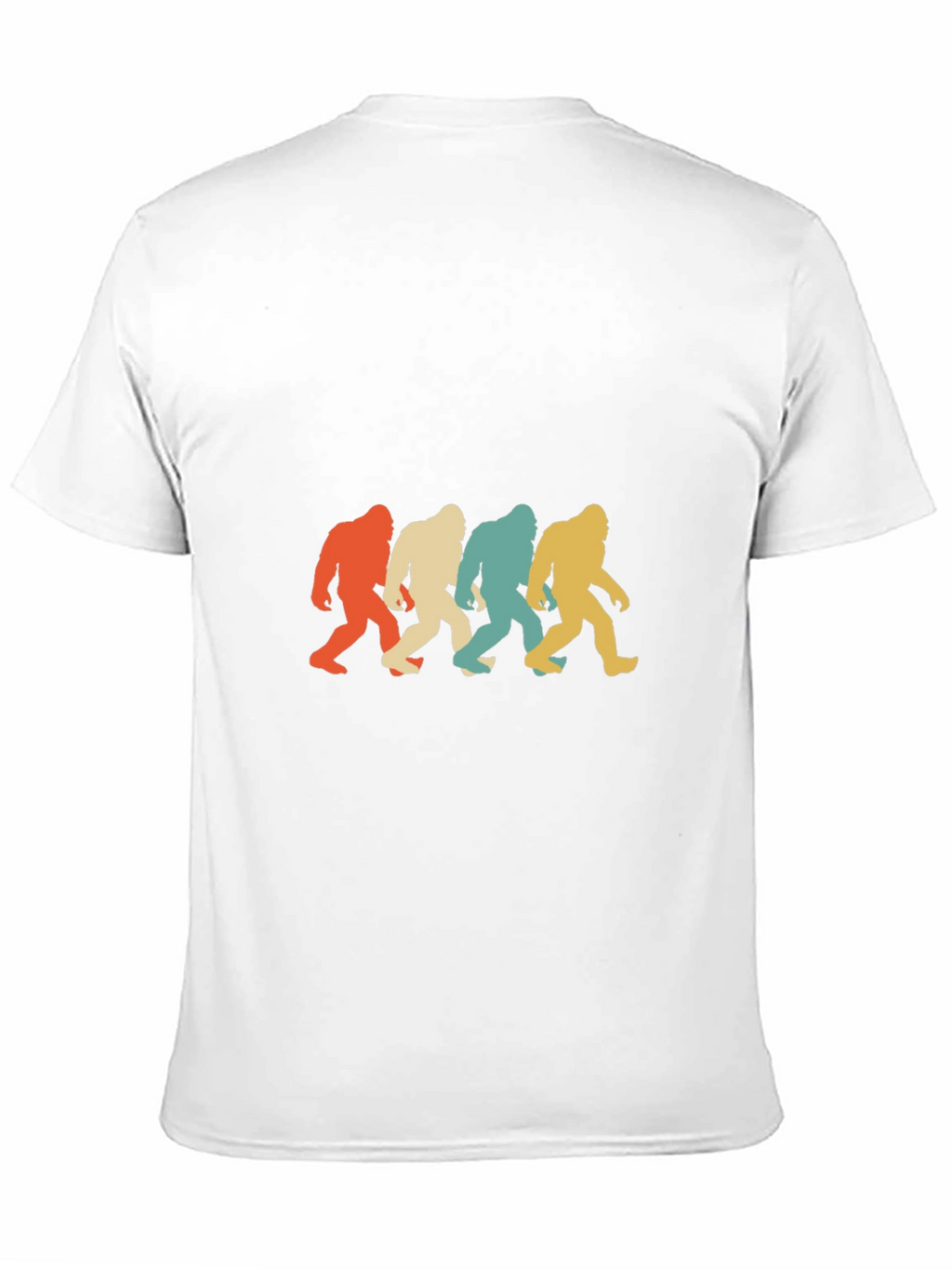 Retro Bigfoot T-Shirt: Sasquatch Silhouette Tee