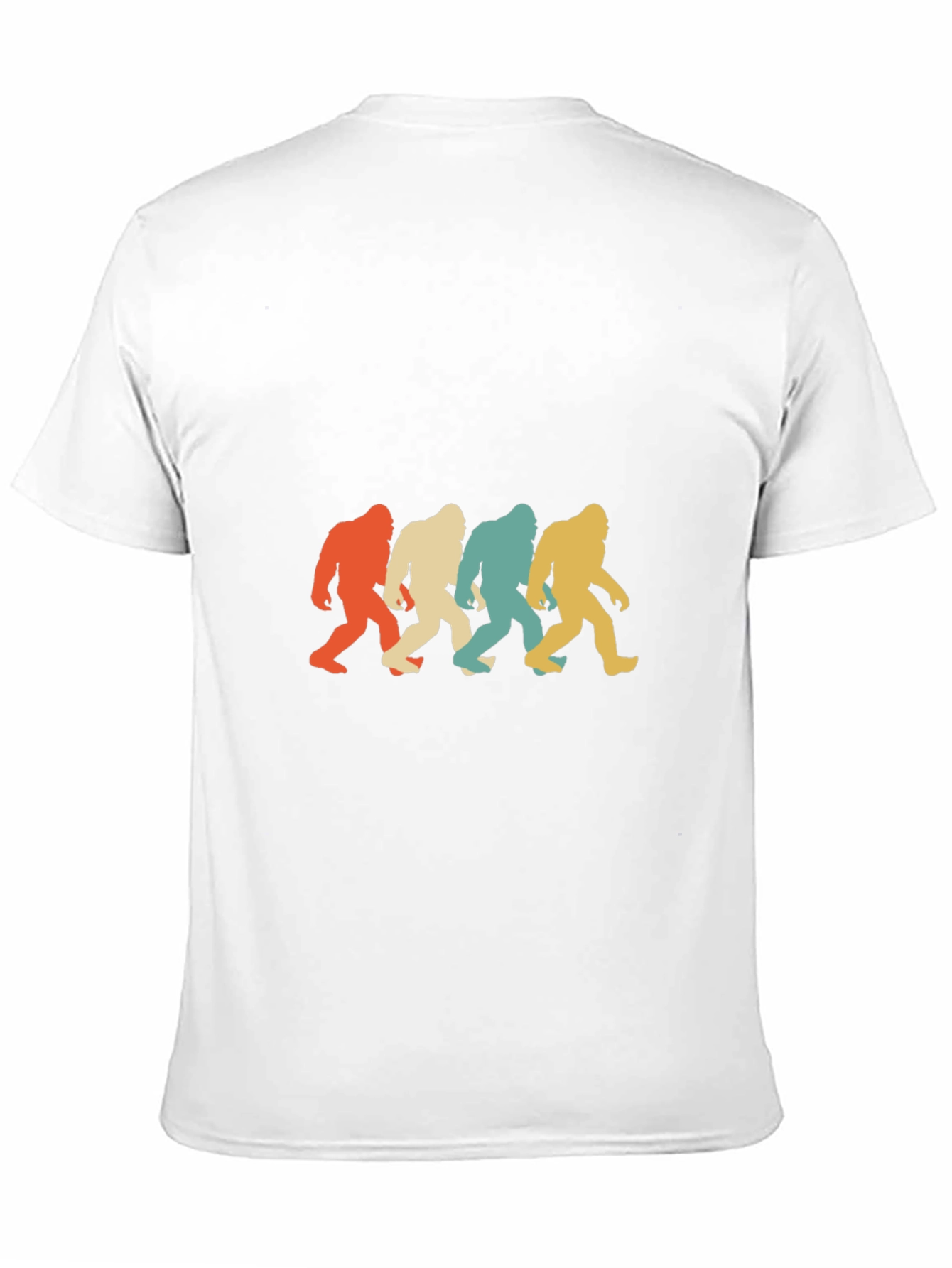 Retro Bigfoot T-Shirt: Sasquatch Silhouette Tee