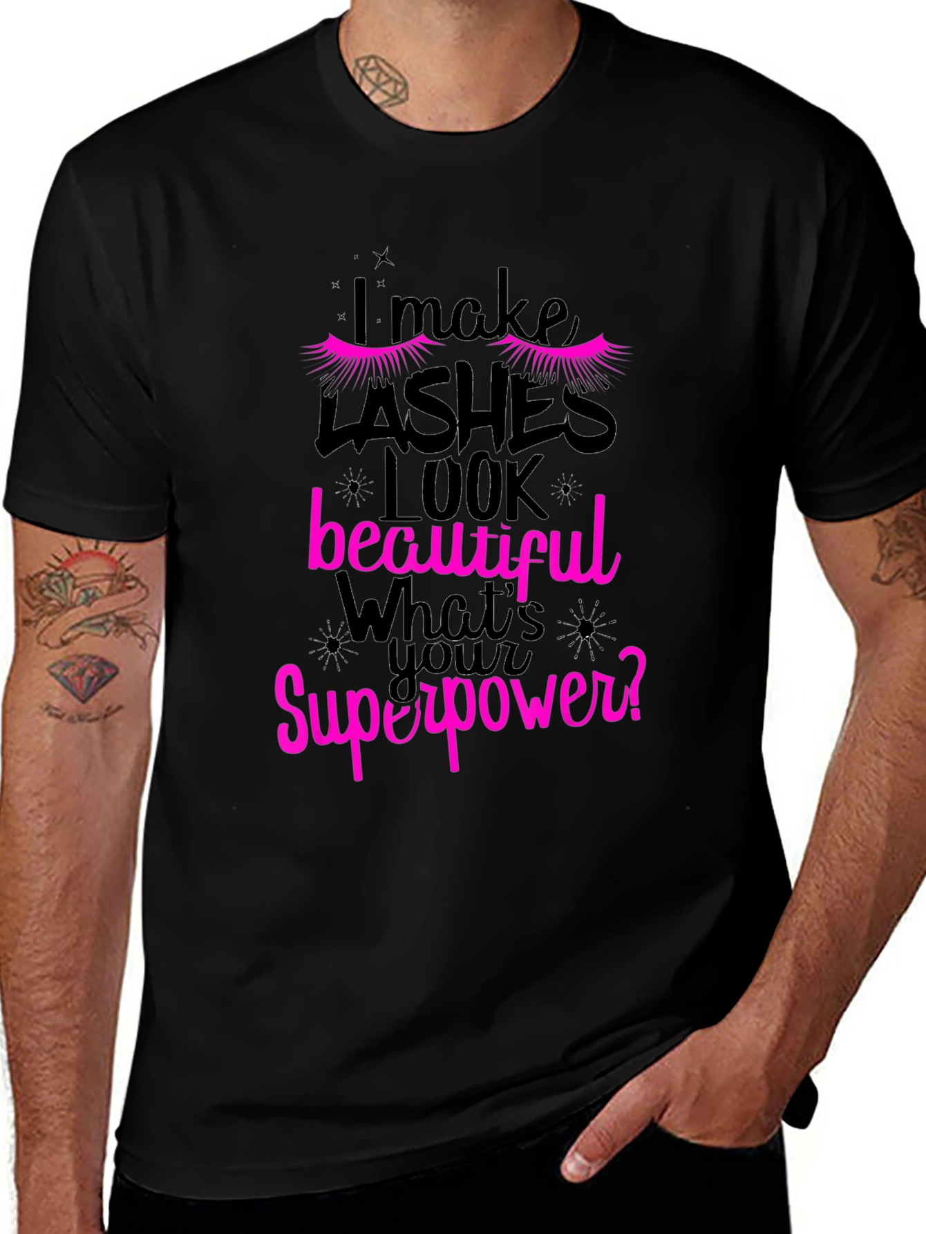Lashes Superpower Graphic T-Shirt - Unisex