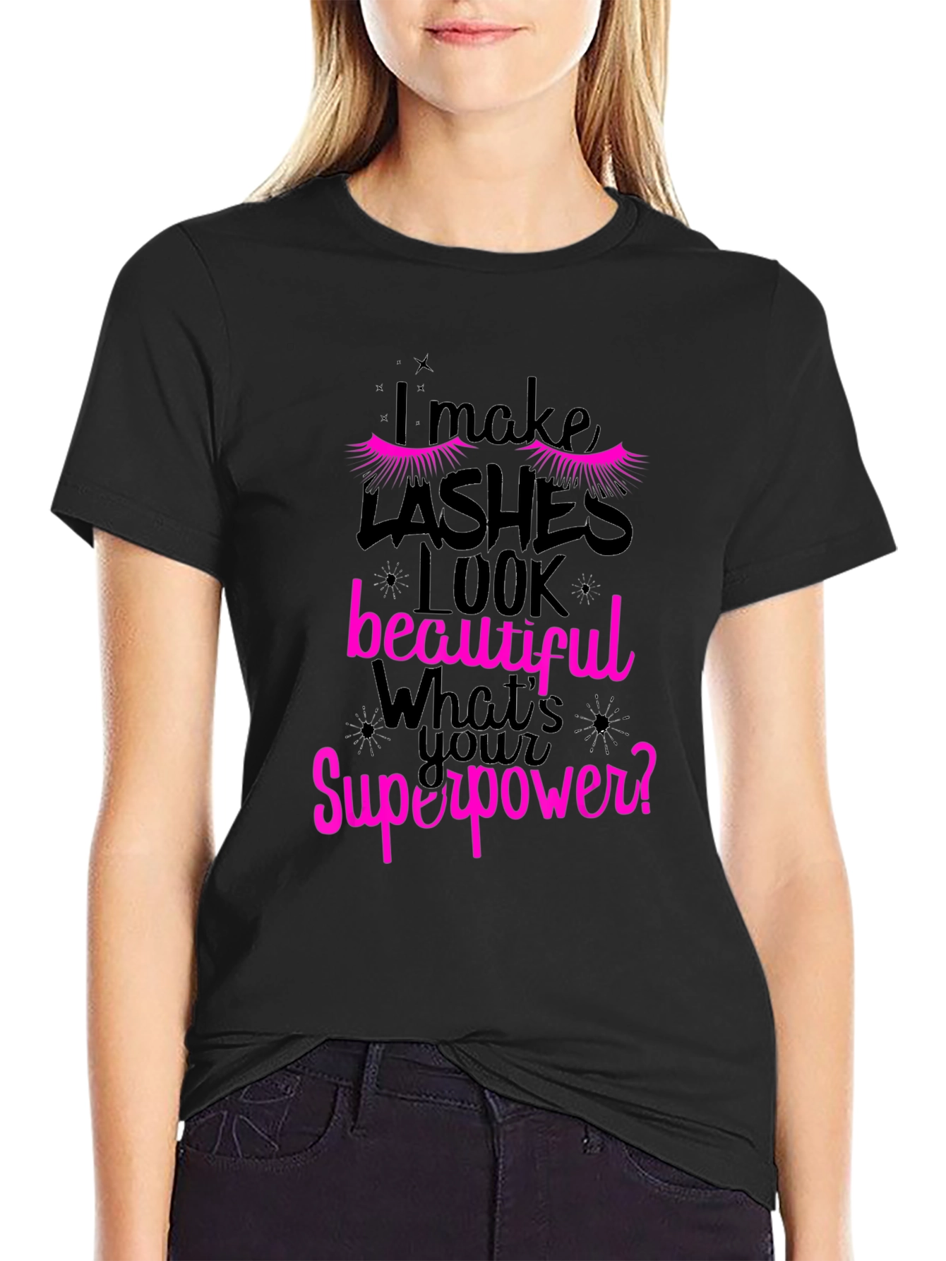 Lashes Superpower Graphic T-Shirt - Unisex
