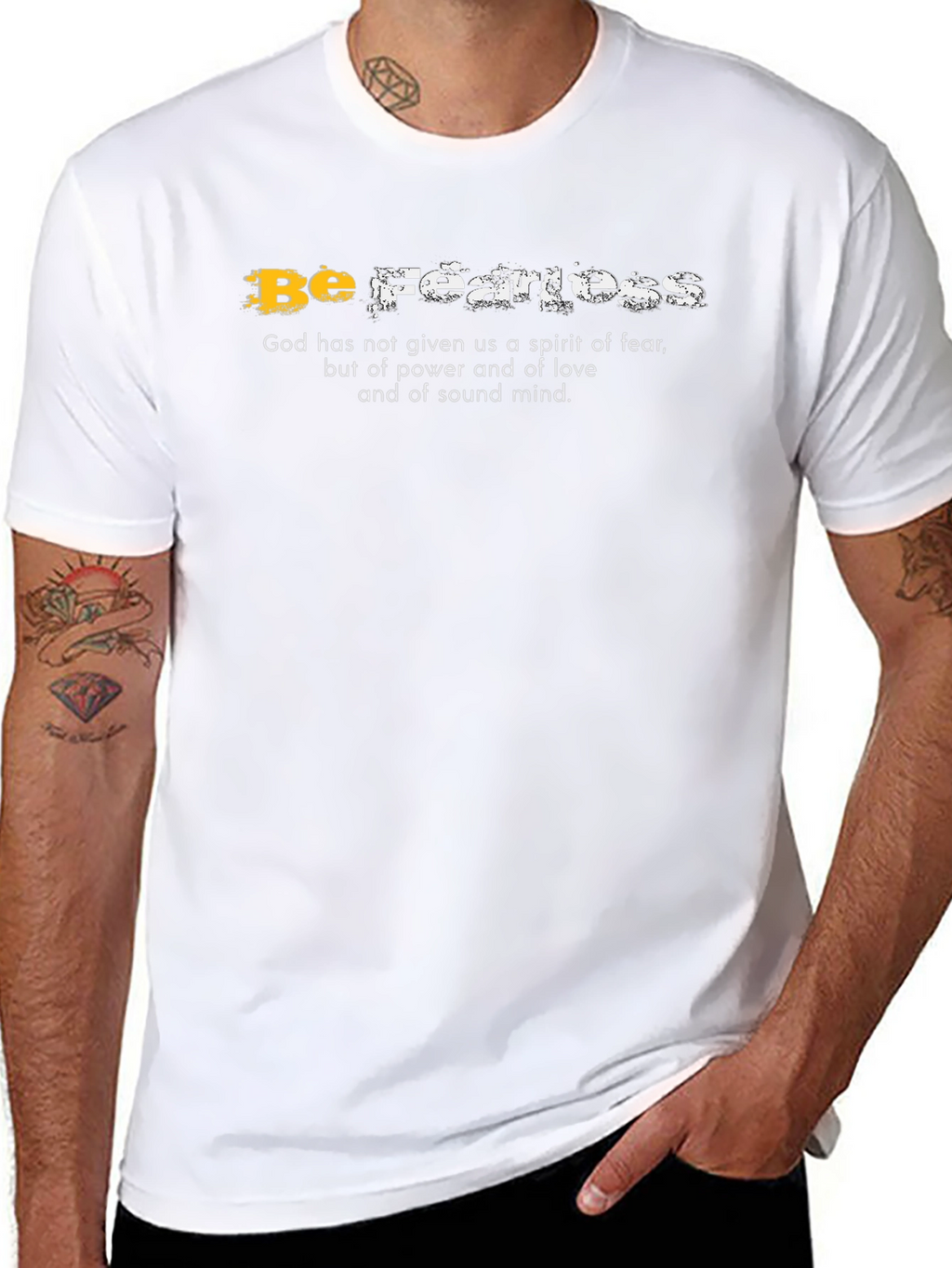 Be Fearless Christian T-Shirt - Religious Apparel