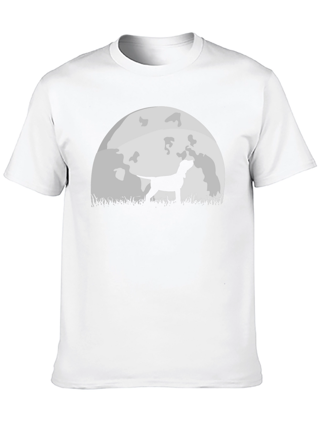 Dog Silhouette Moon Graphic Tee