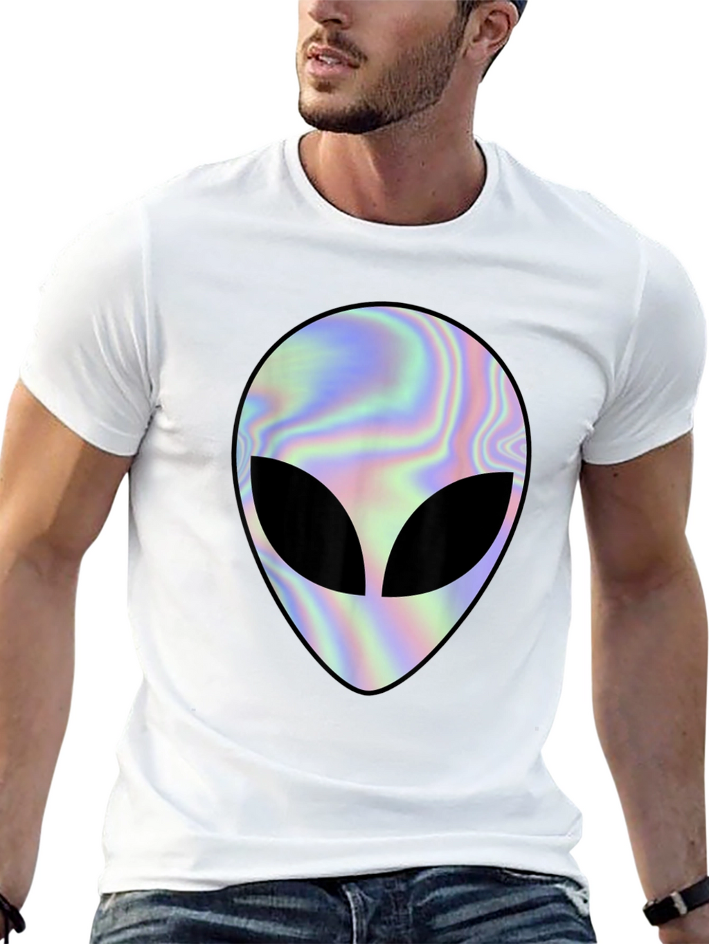 Alien Holographic T-Shirt