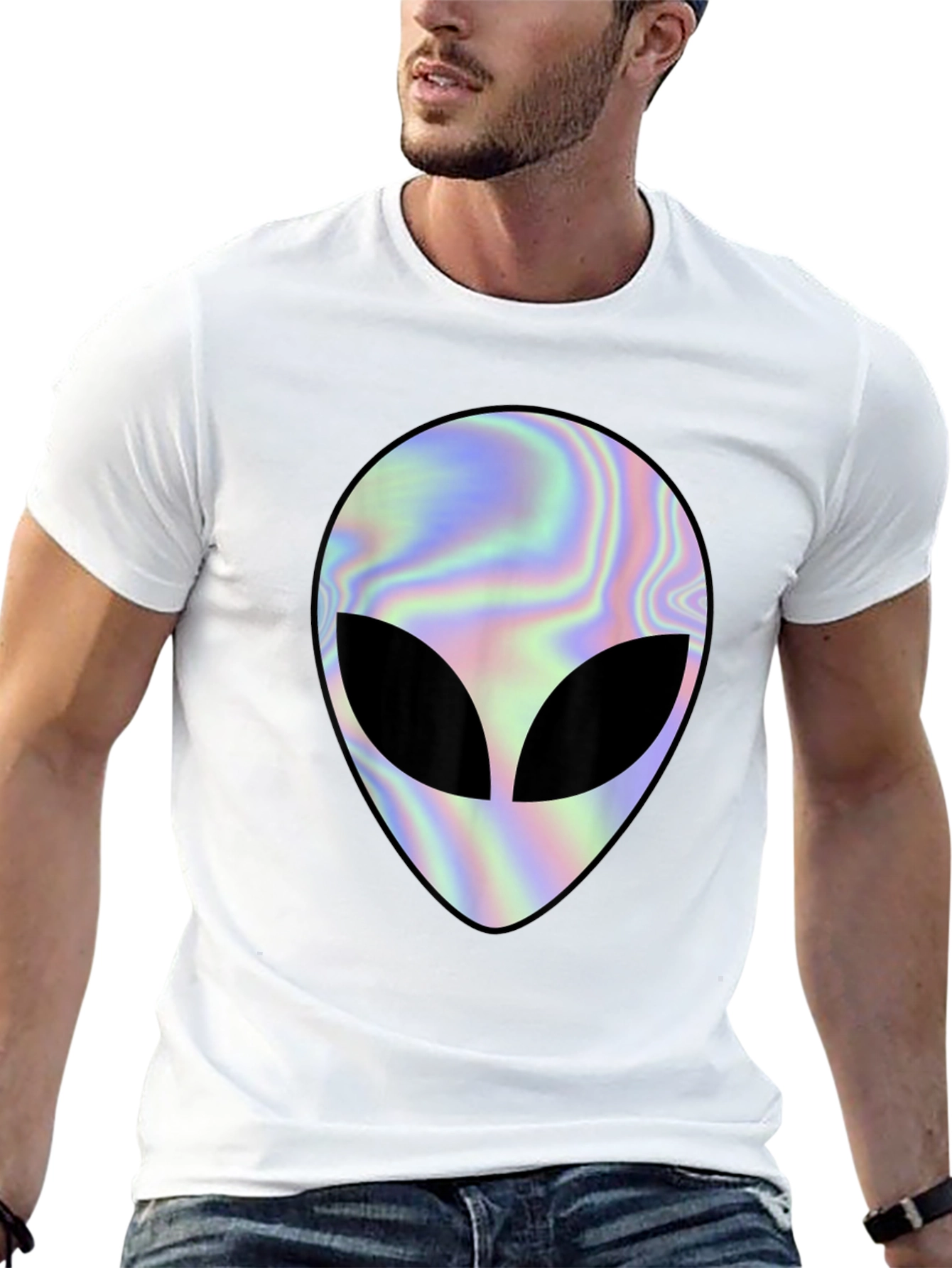 Alien Holographic T-Shirt