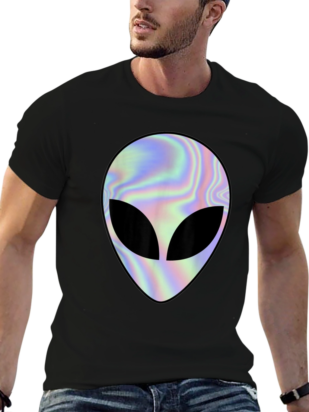 Alien Holographic T-Shirt