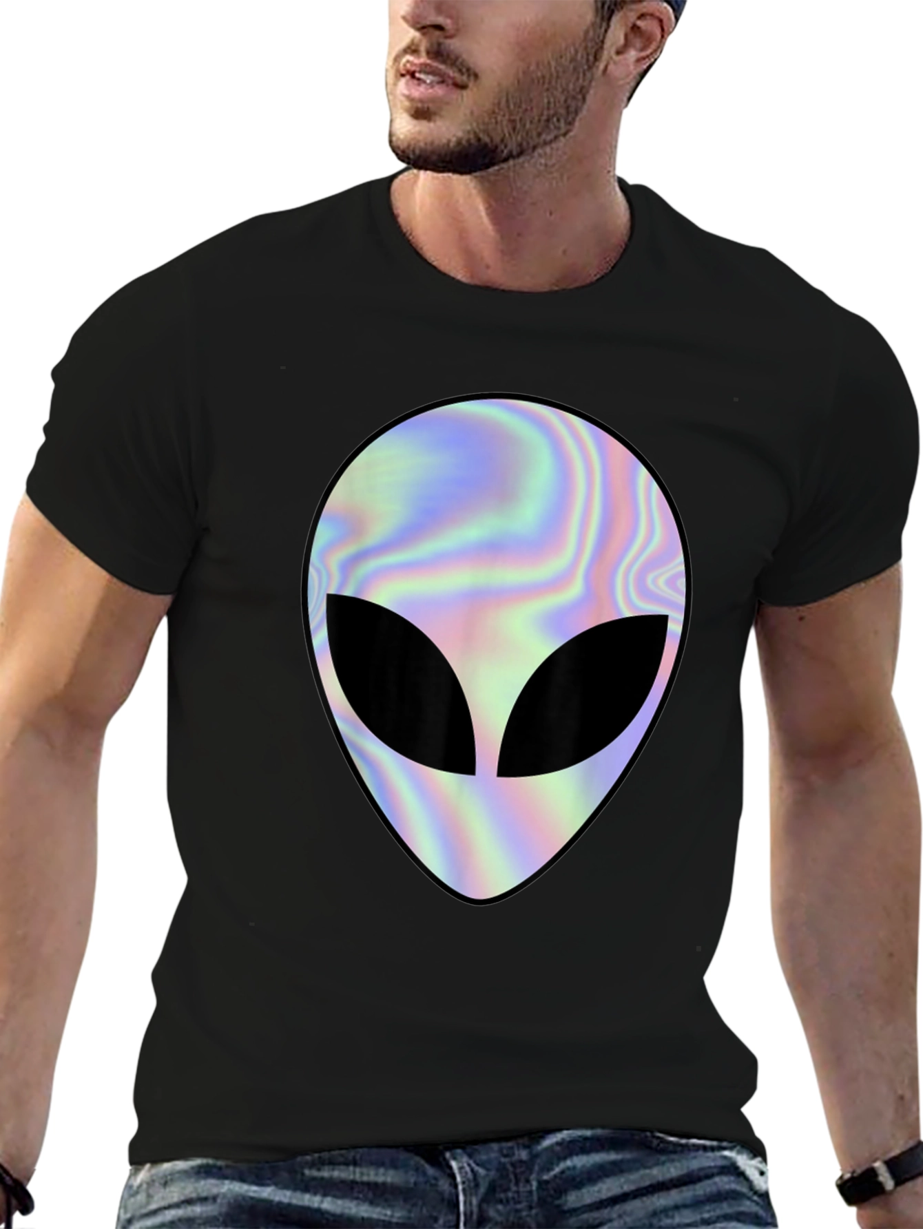 Alien Holographic T-Shirt