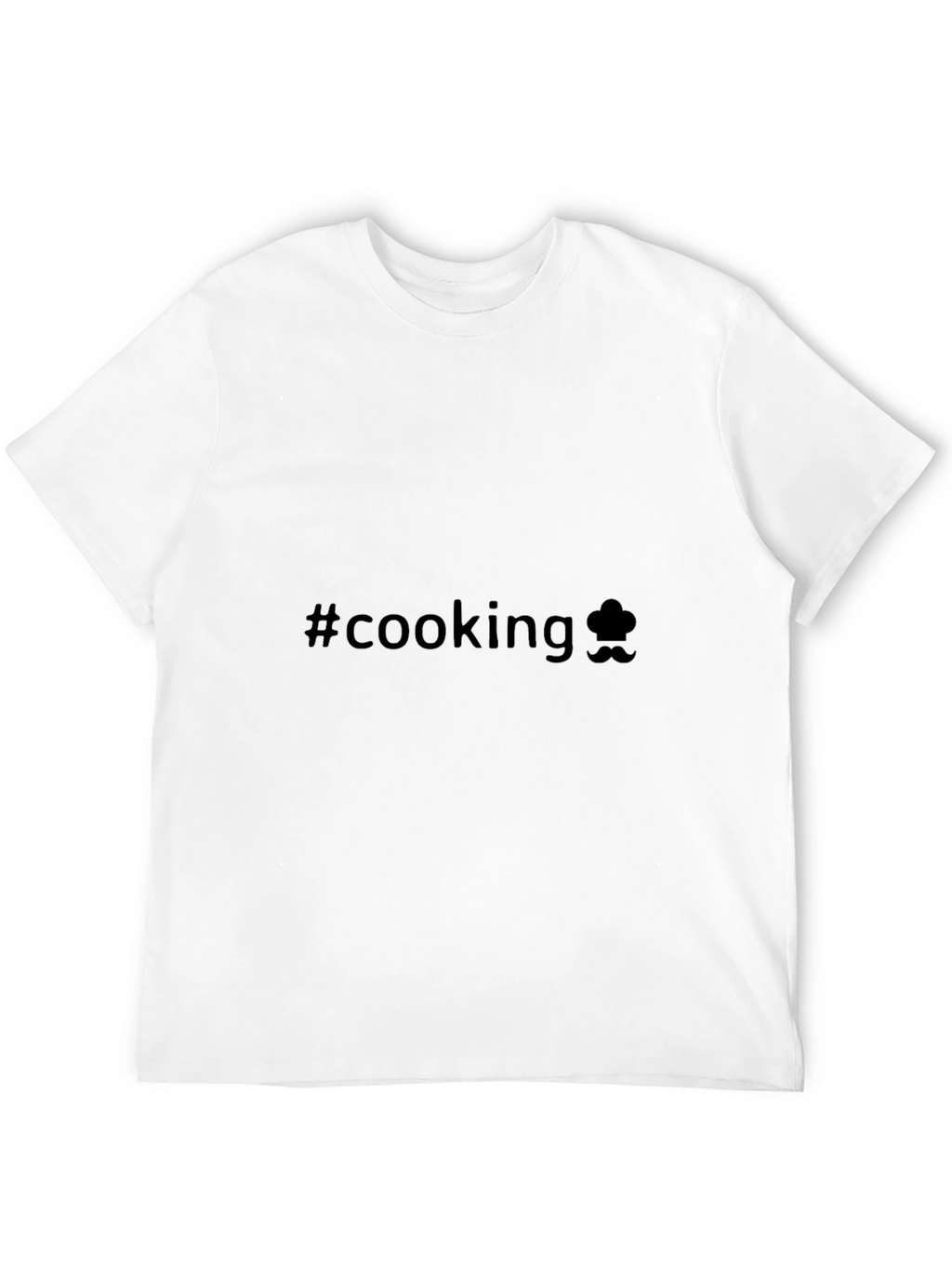 Cooking T-Shirt - Chef Hat and Mustache Graphic Tee