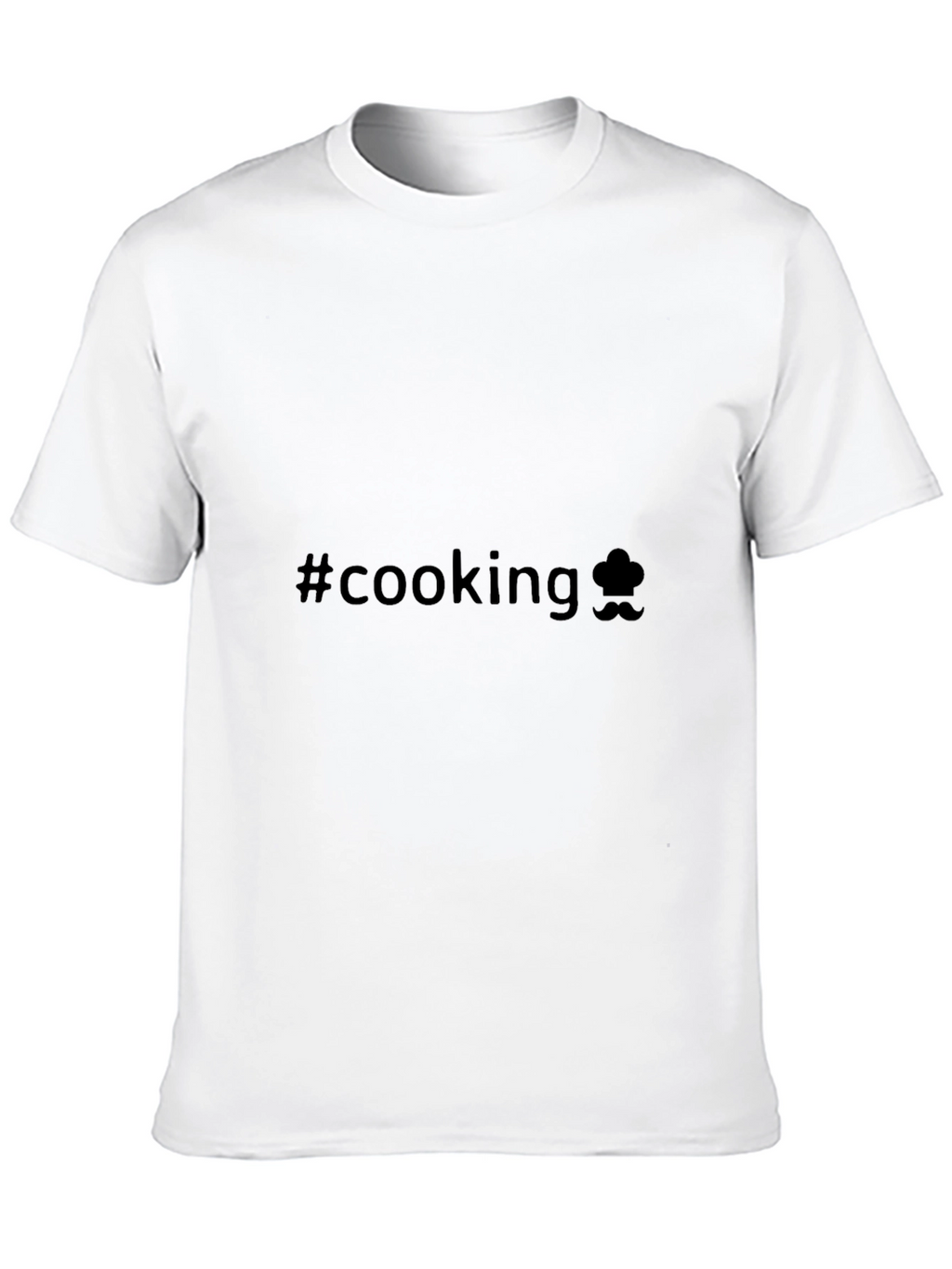 Cooking T-Shirt - Chef Hat and Mustache Graphic Tee
