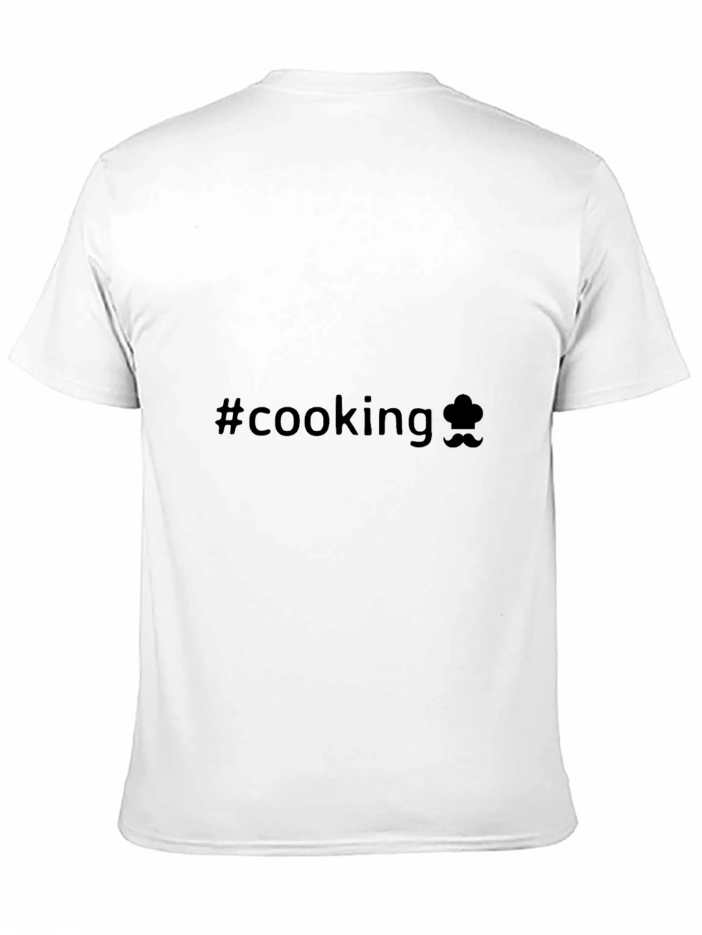 Cooking T-Shirt - Chef Hat and Mustache Graphic Tee