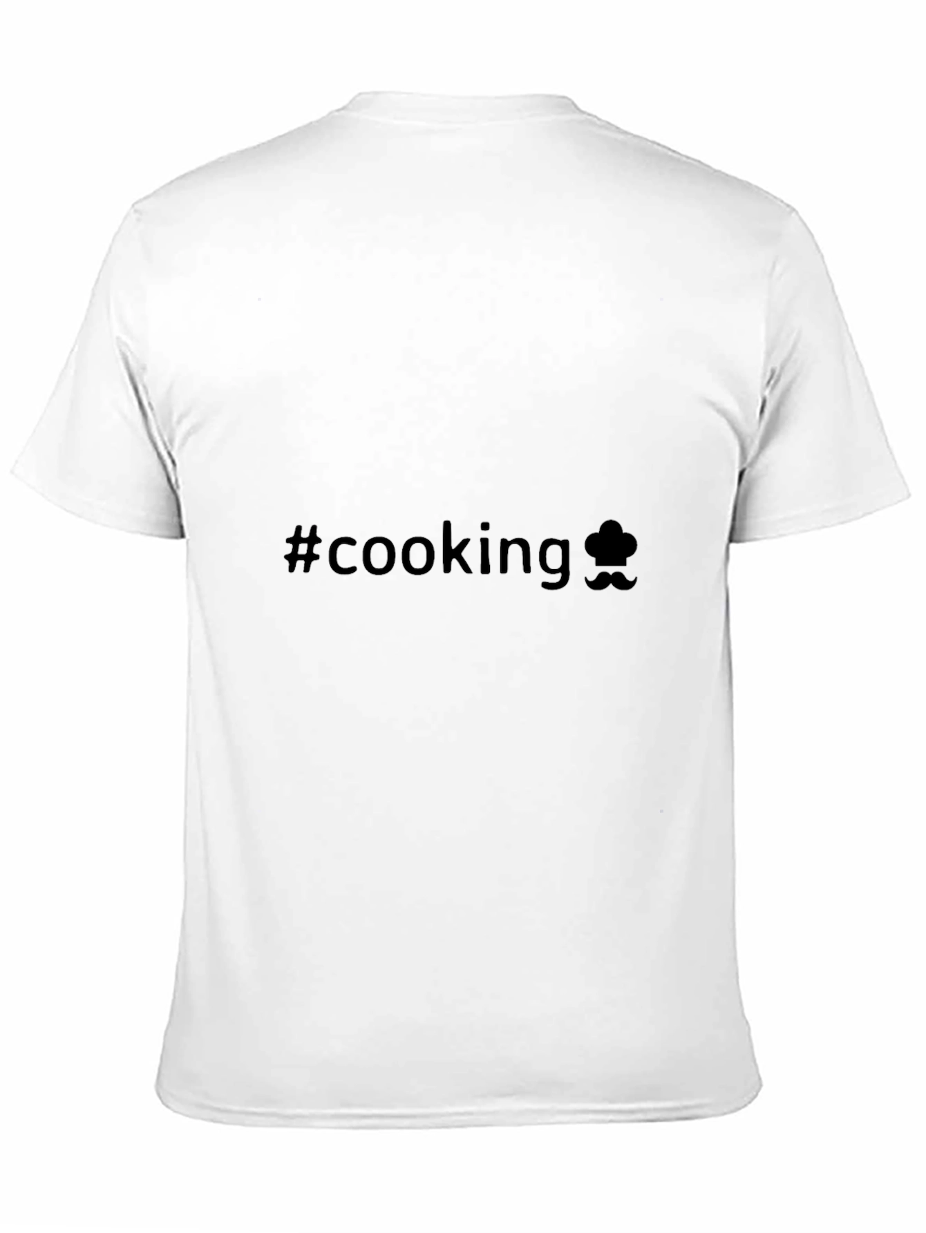 Cooking T-Shirt - Chef Hat and Mustache Graphic Tee