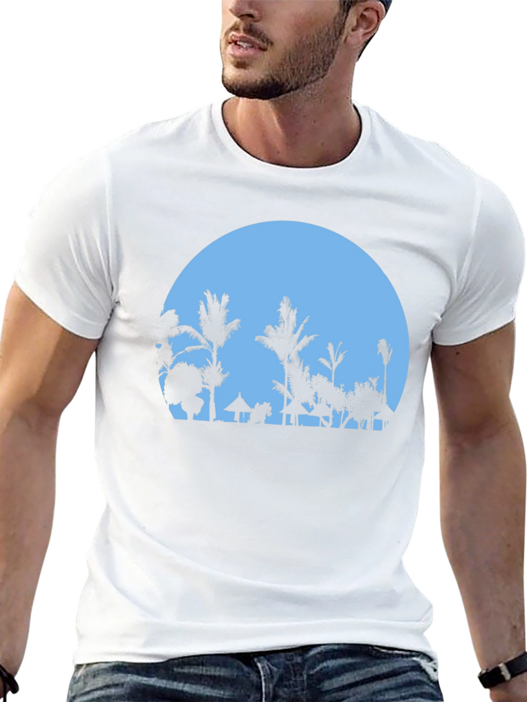 Tropical Silhouette Graphic Tee
