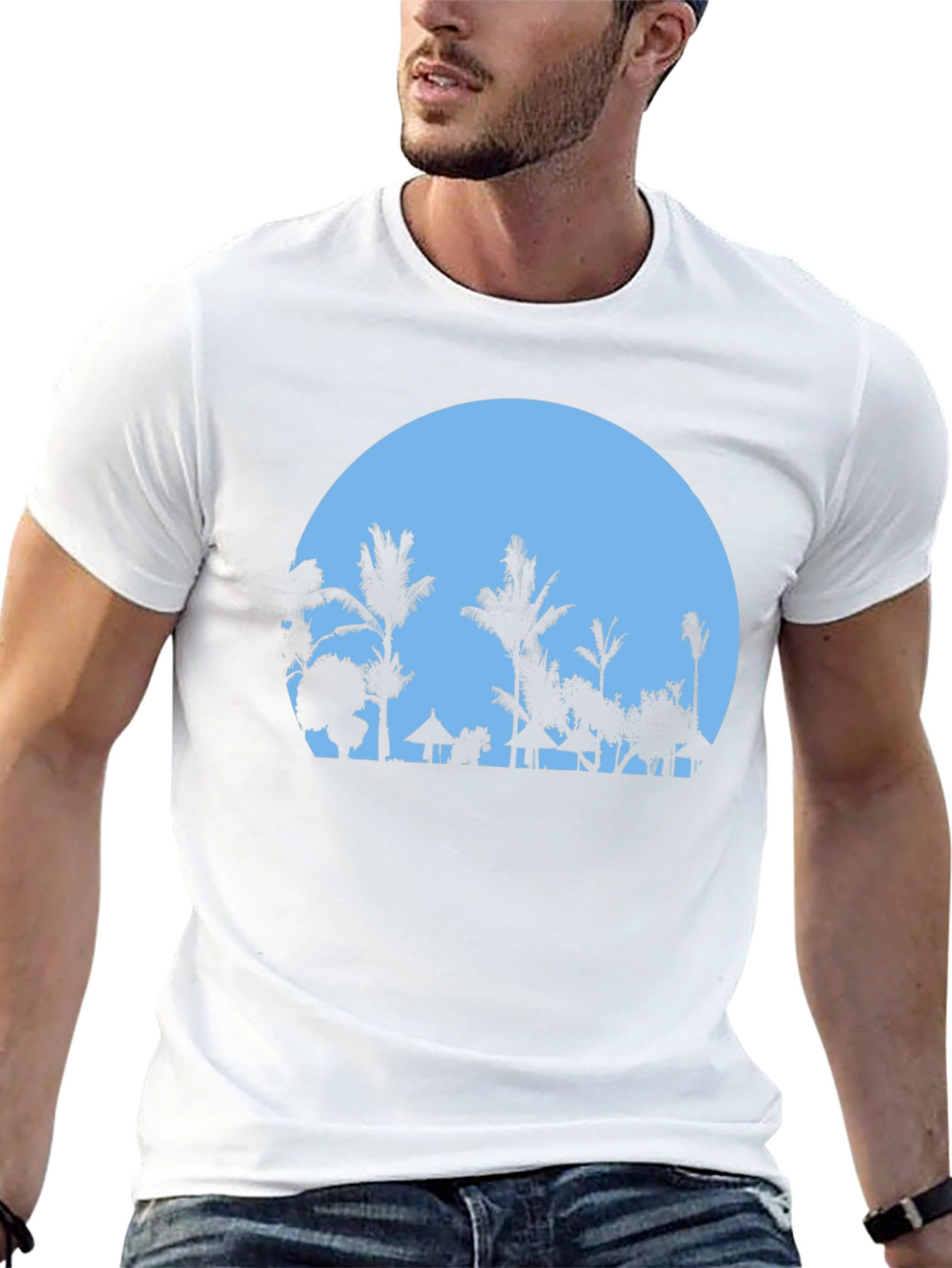 Tropical Silhouette Graphic Tee