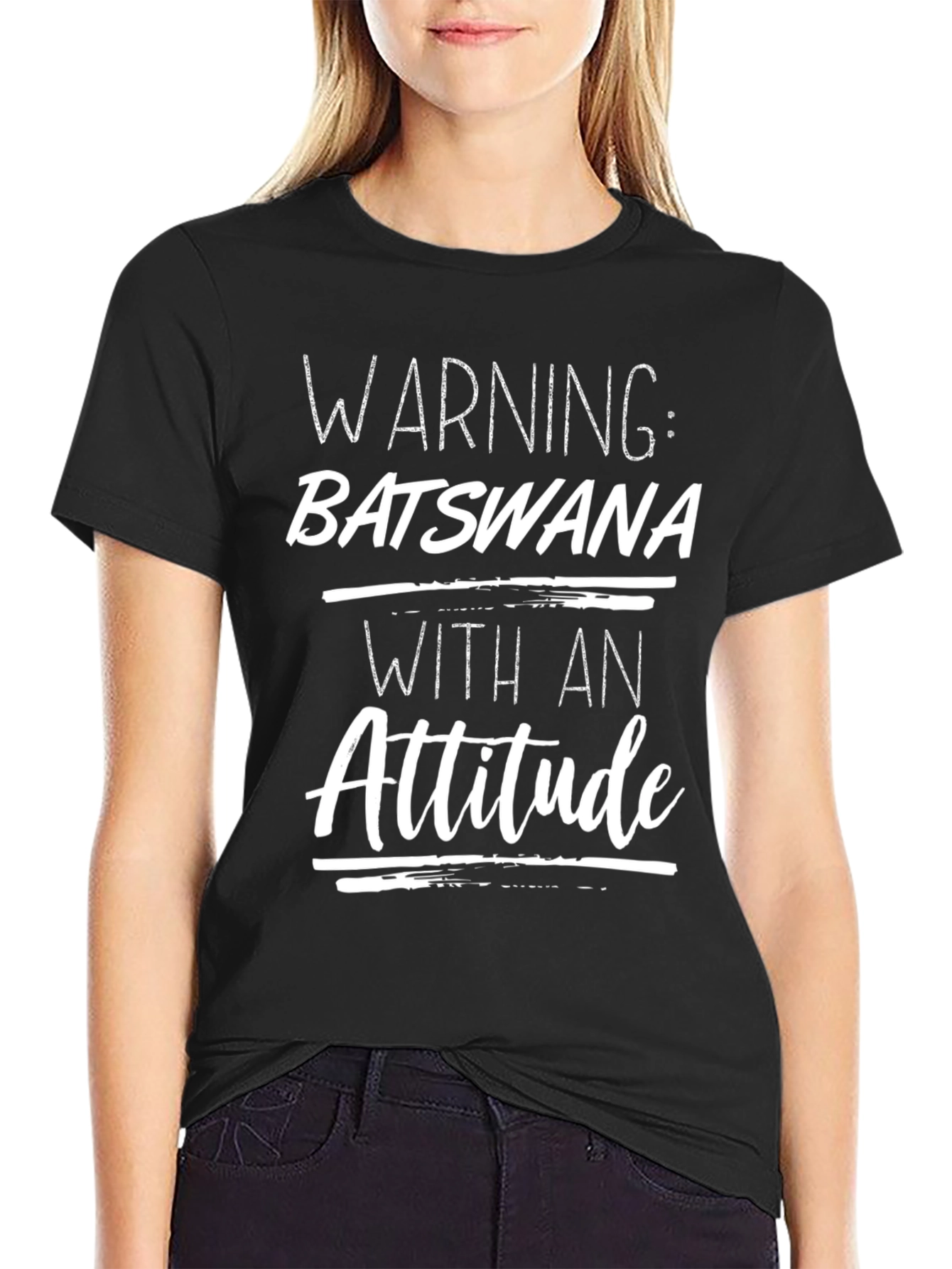 Warning: Batswana With An Attitude T-Shirt