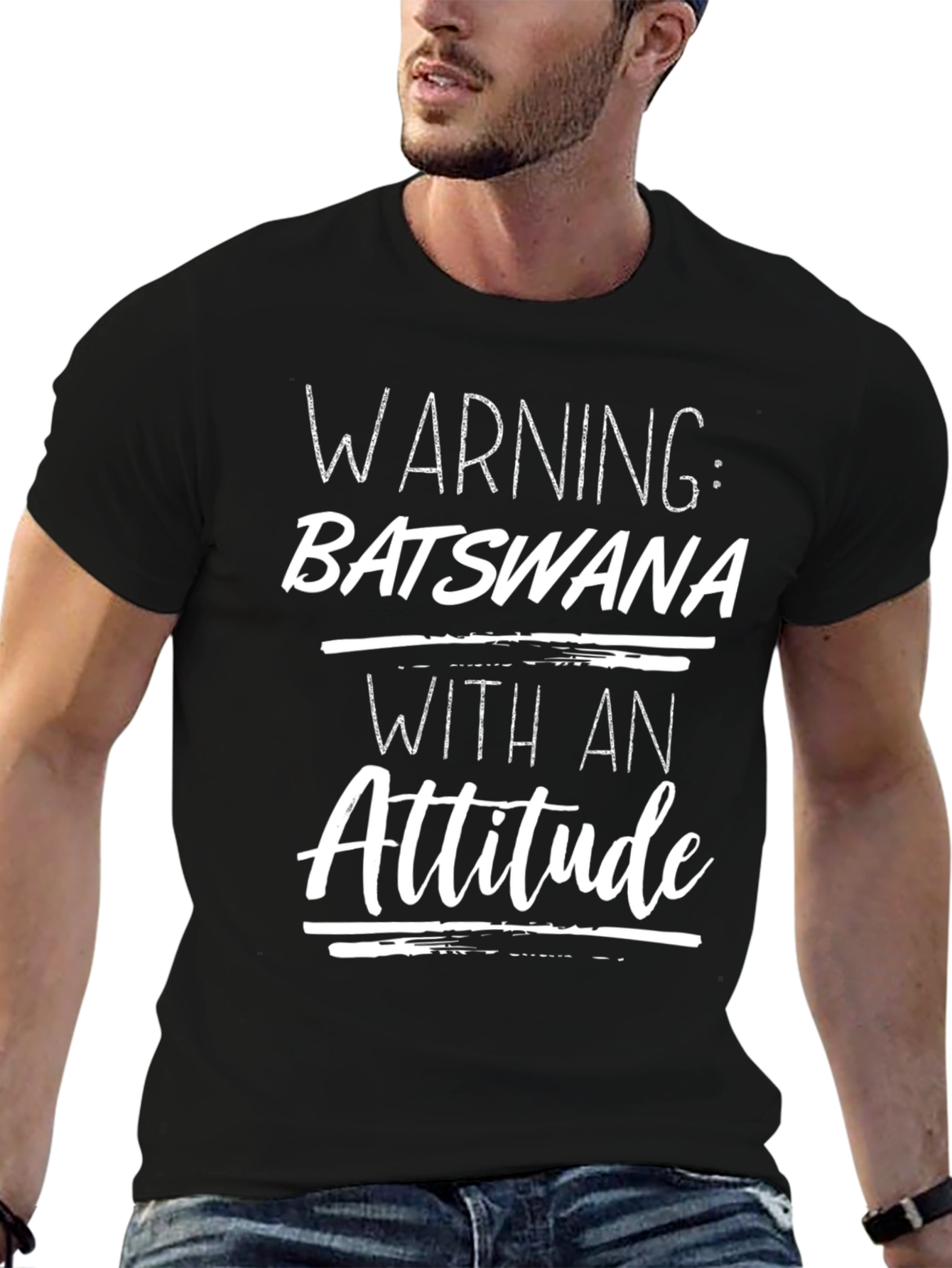 Warning: Batswana With An Attitude T-Shirt