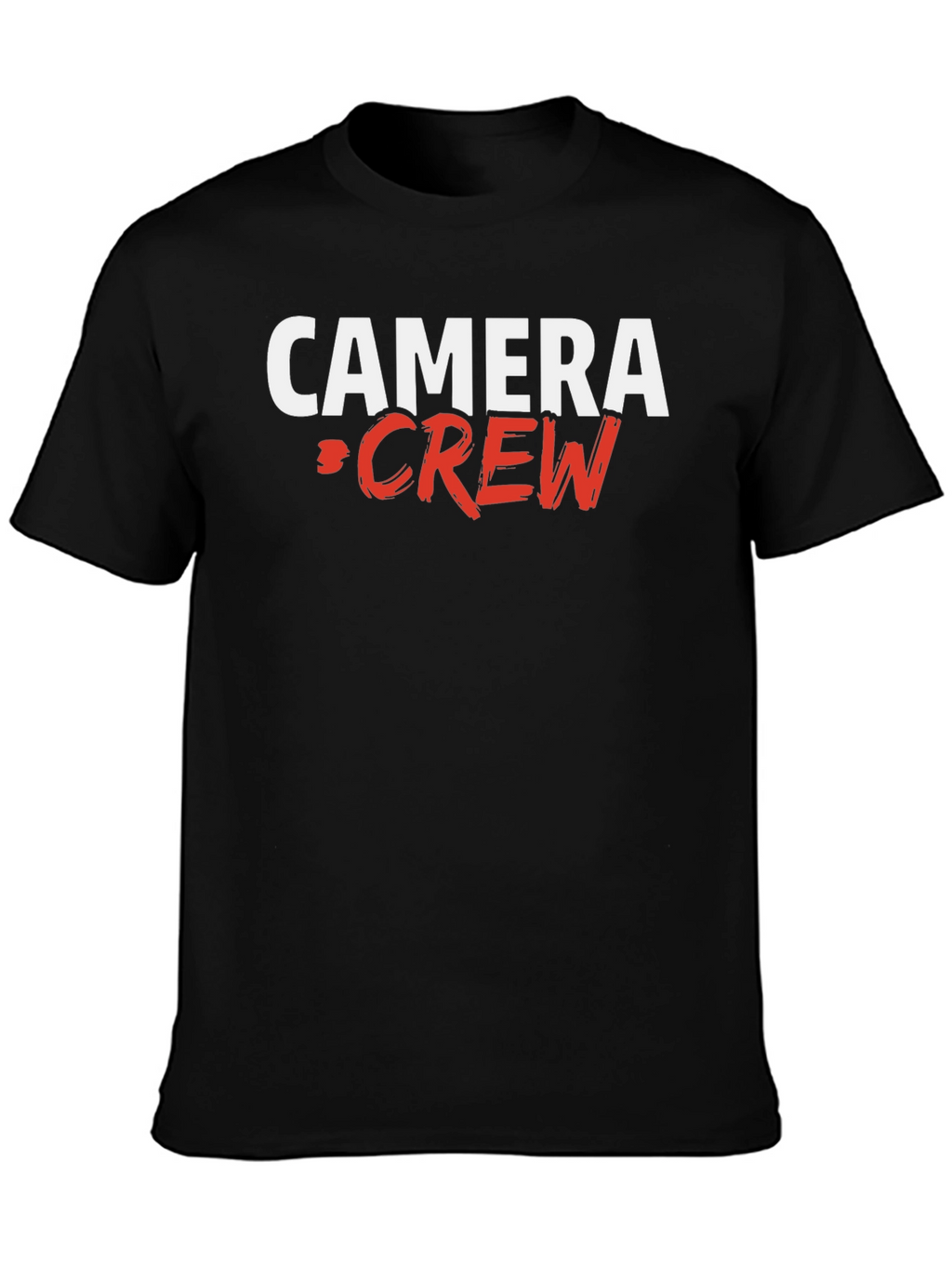 Camera Crew Graphic T-Shirt - Black