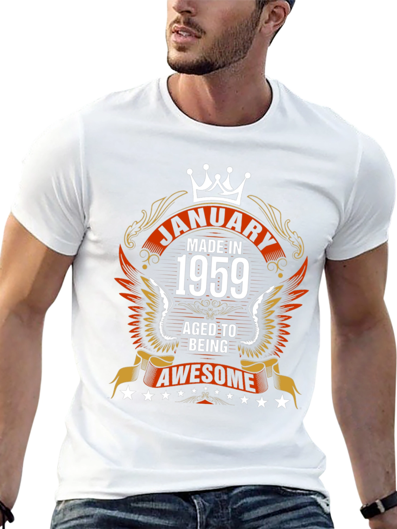 January 1959 Aged to Awesome Graphic Tee