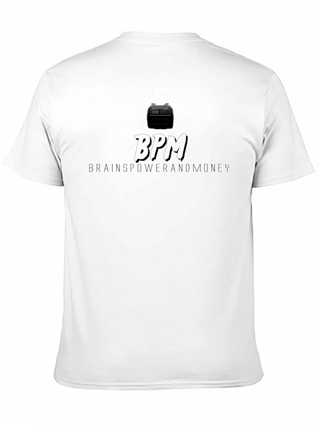 BPM Brainpower & Money Black Graphic Tee