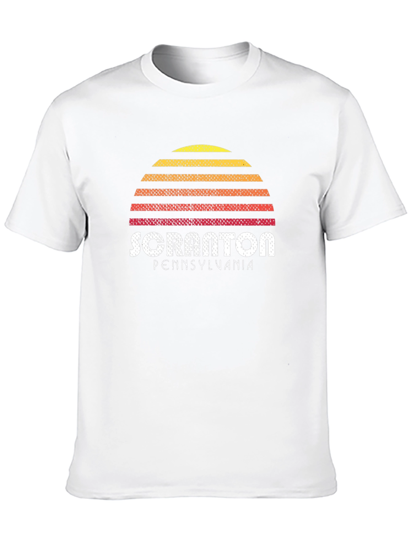 Scranton Pennsylvania Sunset Graphic Tee - Black
