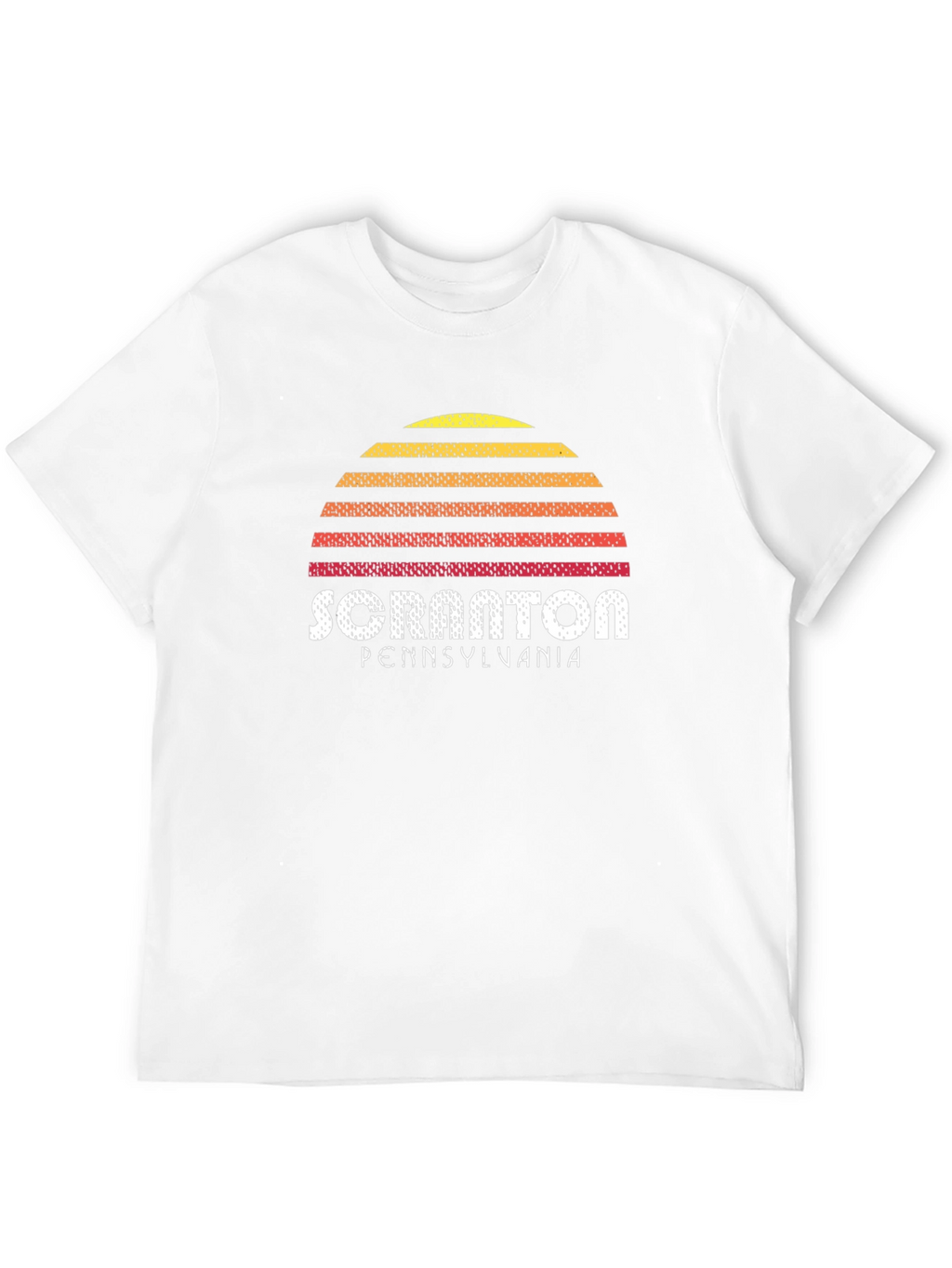 Scranton Pennsylvania Sunset Graphic Tee - Black